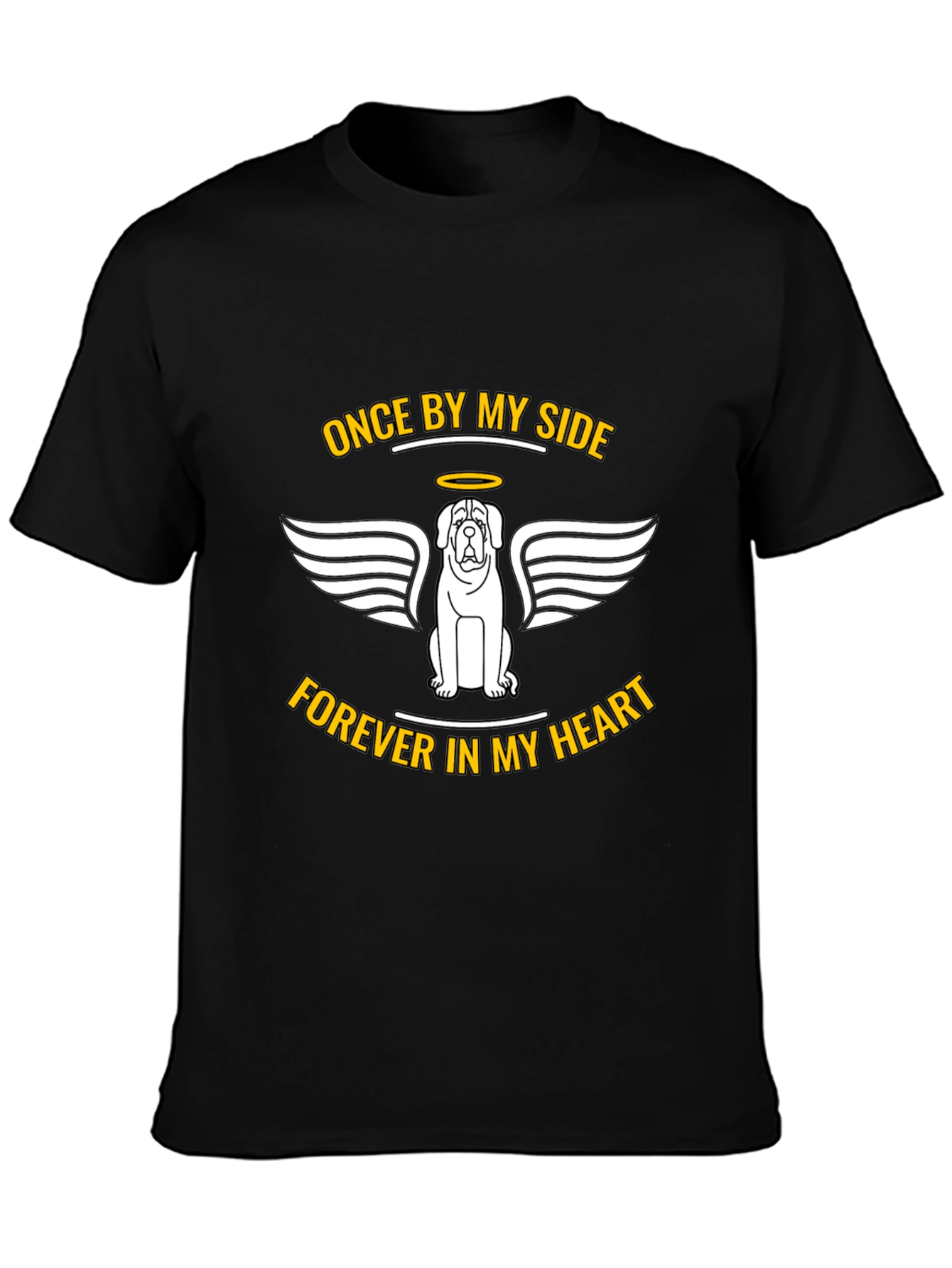 Dog Memorial T-Shirt - Once By My Side