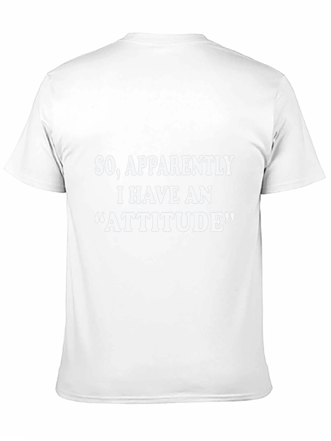 Attitude Statement Black Graphic T-Shirt