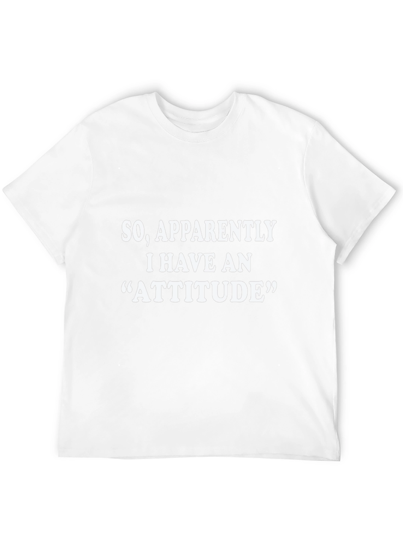 Attitude Statement Black Graphic T-Shirt