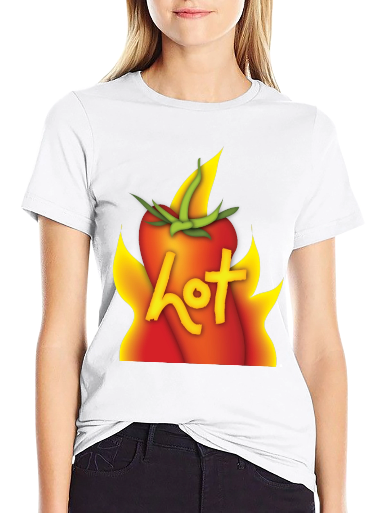 Hot Tomato Graphic T-Shirt - Unisex Cotton Tee