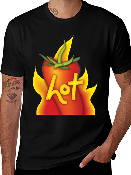 Hot Tomato Graphic T-Shirt - Unisex Cotton Tee