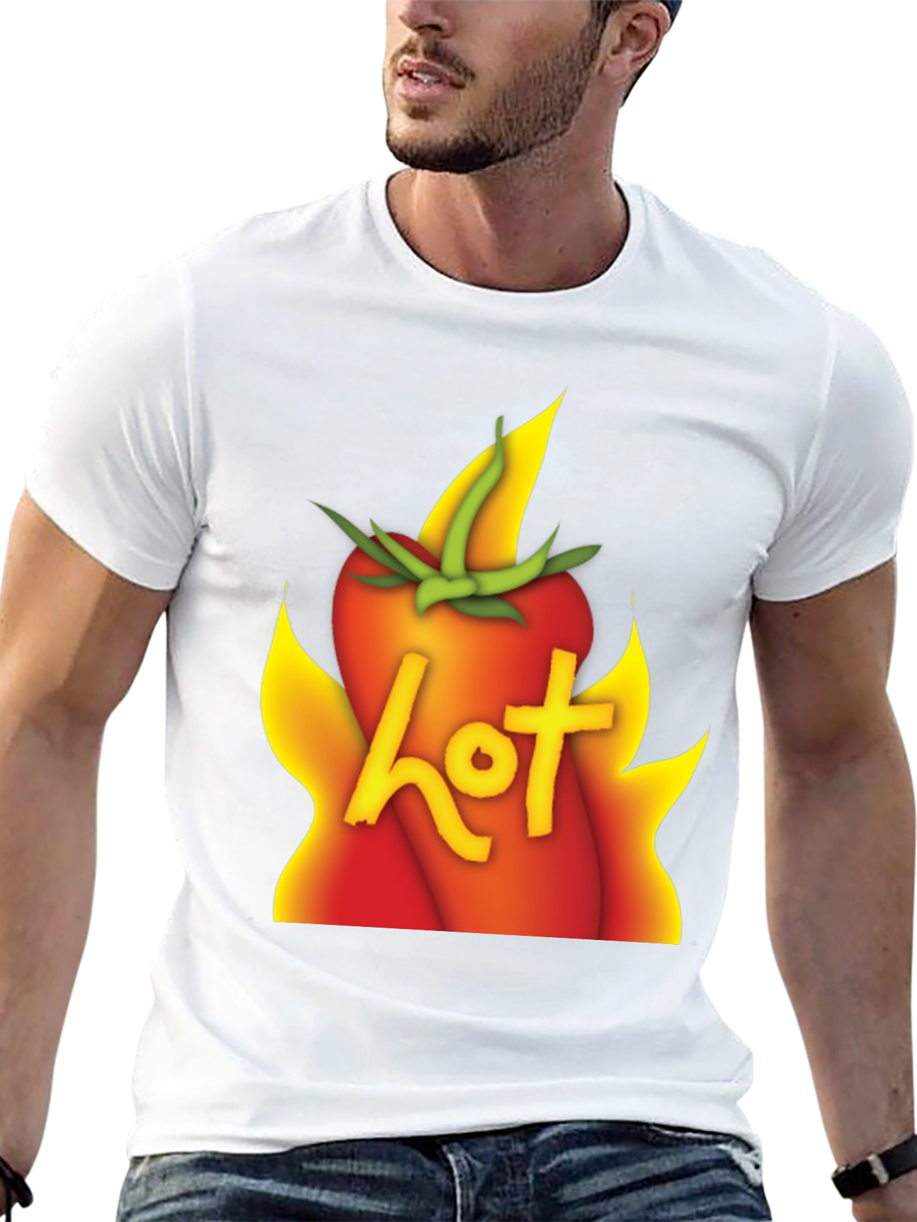 Hot Tomato Graphic T-Shirt - Unisex Cotton Tee