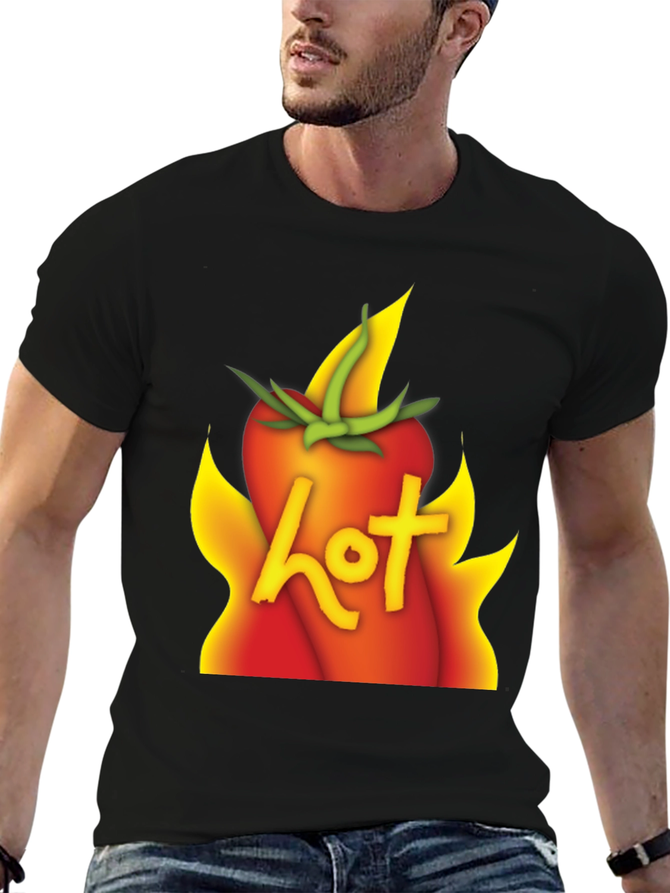 Hot Tomato Graphic T-Shirt - Unisex Cotton Tee
