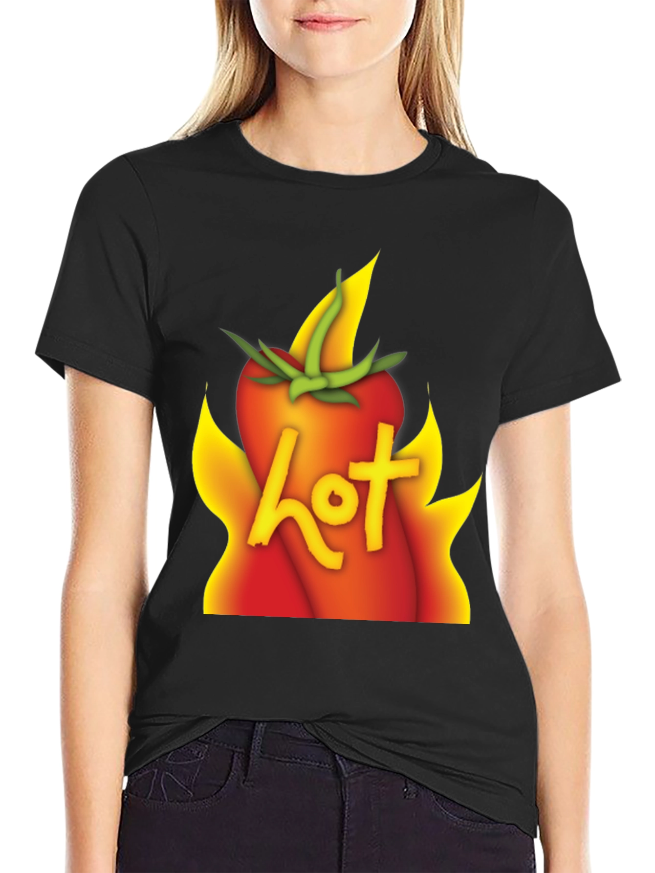Hot Tomato Graphic T-Shirt - Unisex Cotton Tee