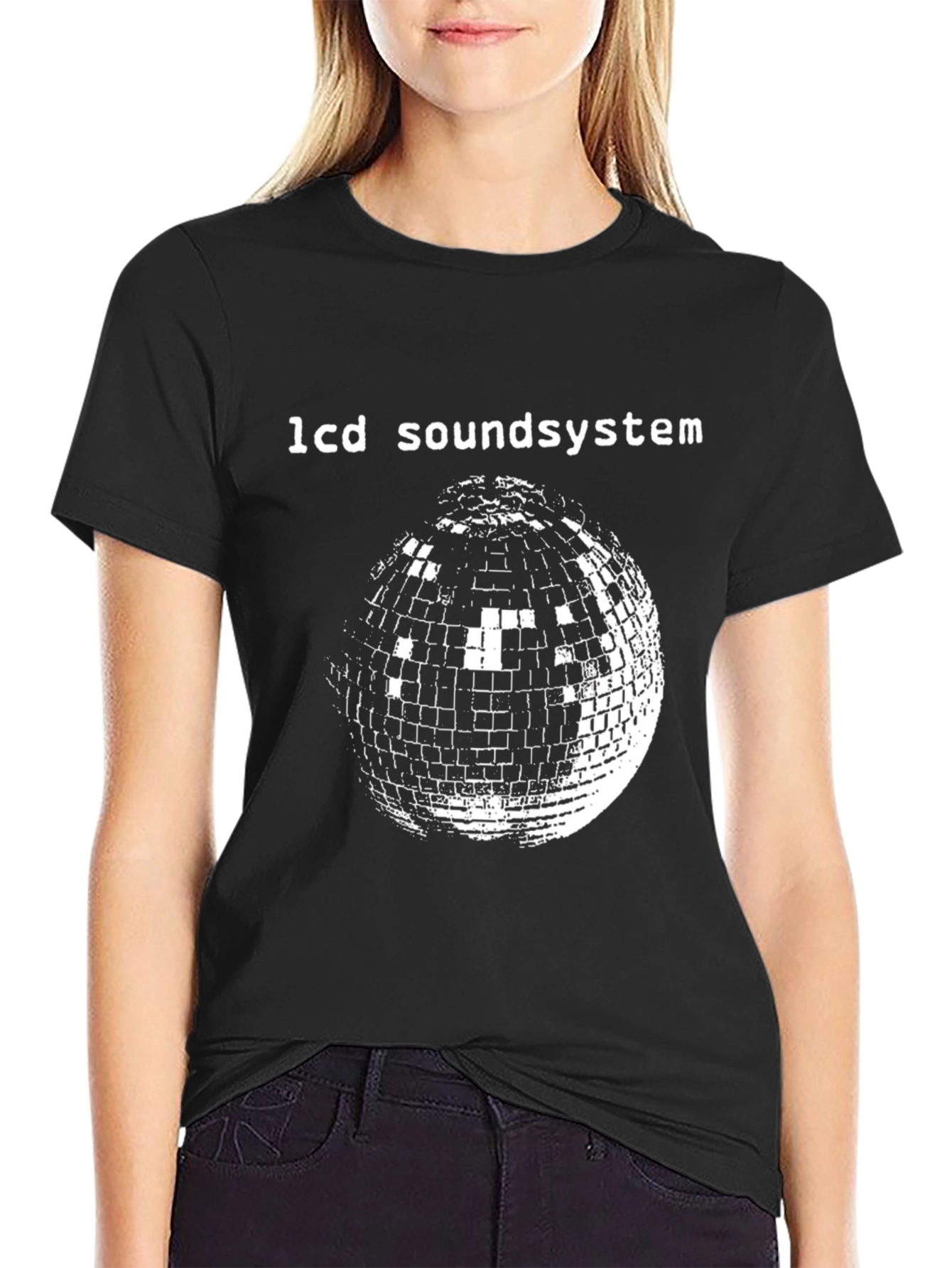 LCD Soundsystem Disco Ball Black T-Shirt