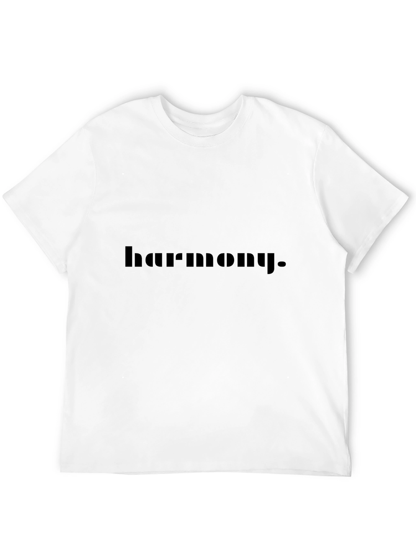Harmony Graphic Print Black T-Shirt