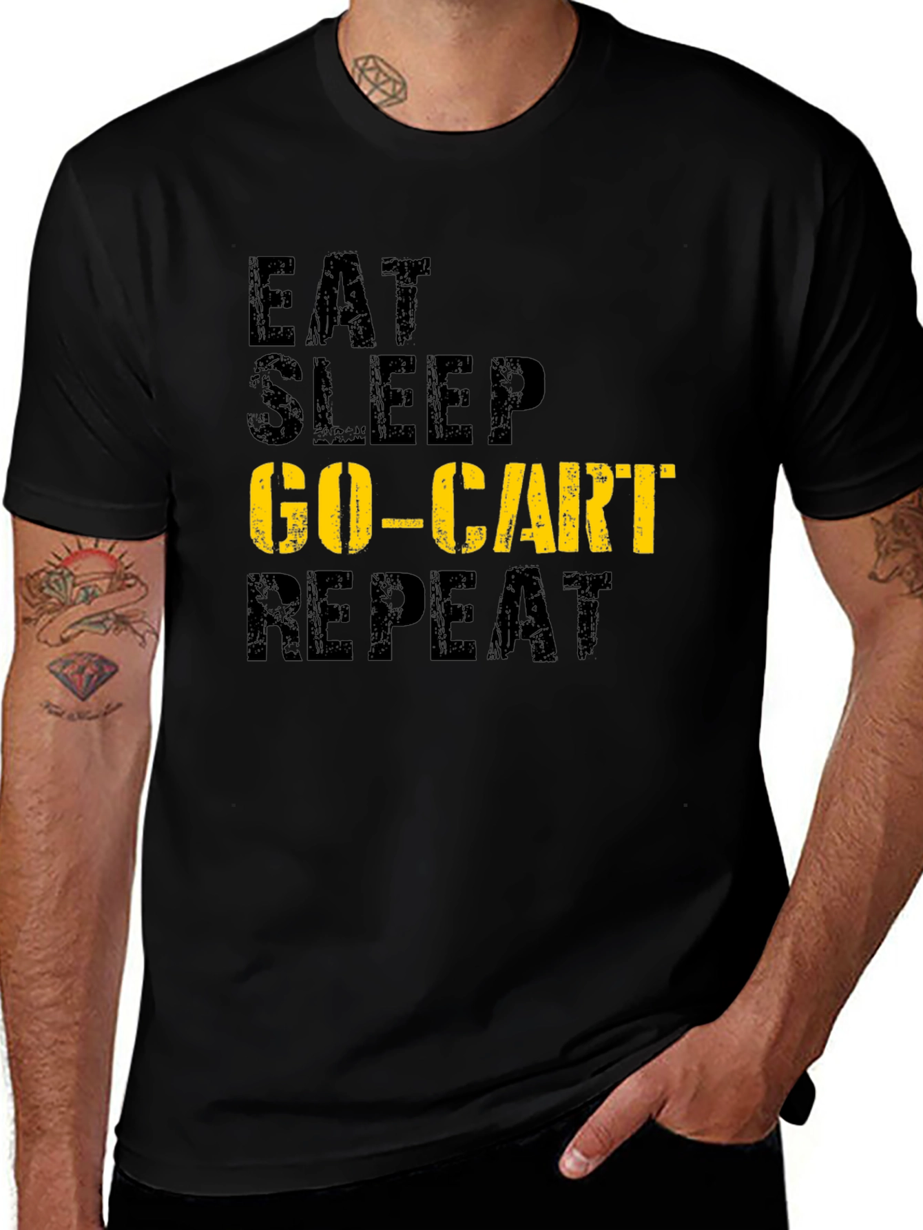 Eat Sleep Go-Cart Repeat T-Shirt