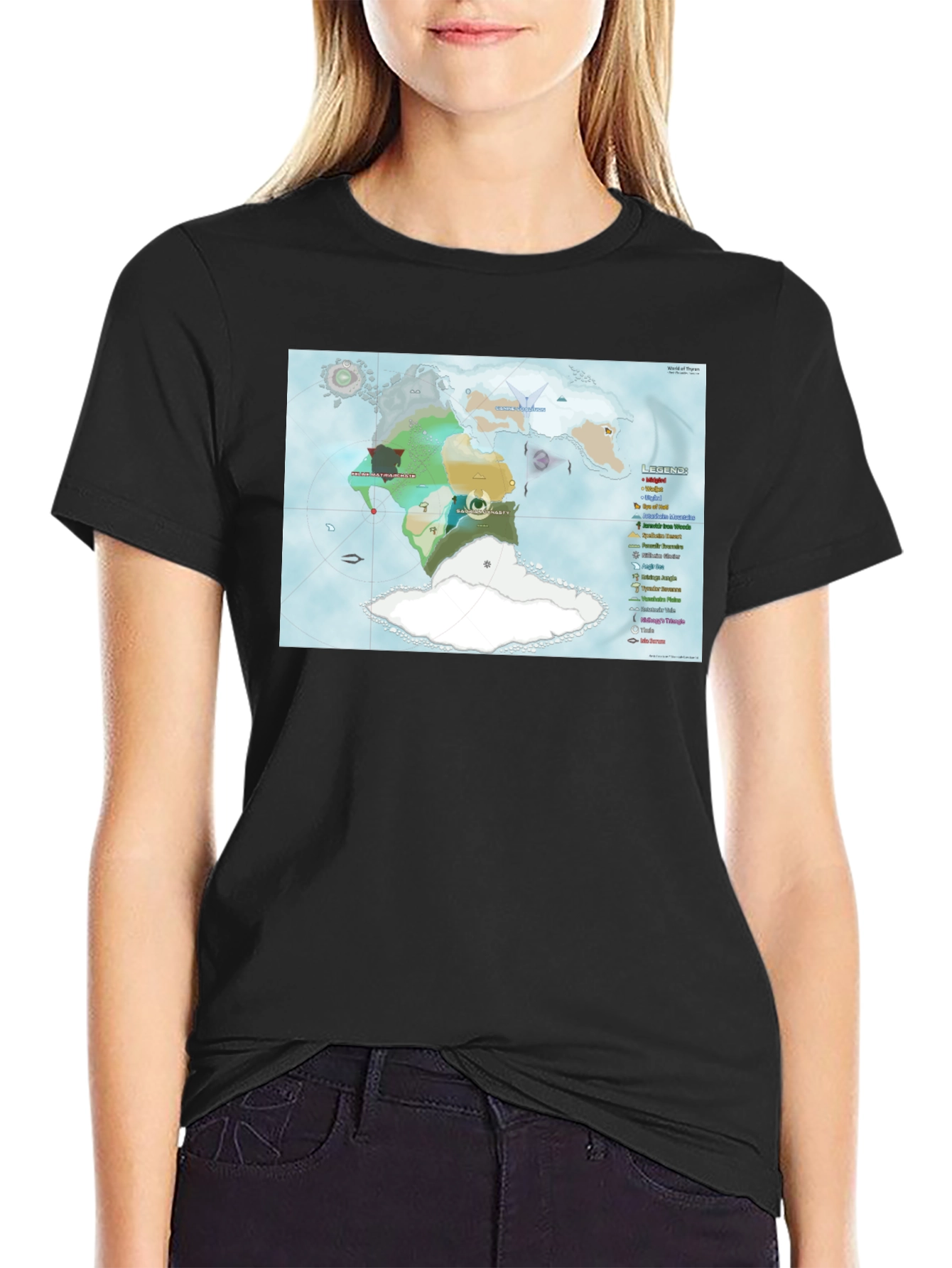Fantasy World Map T-Shirt