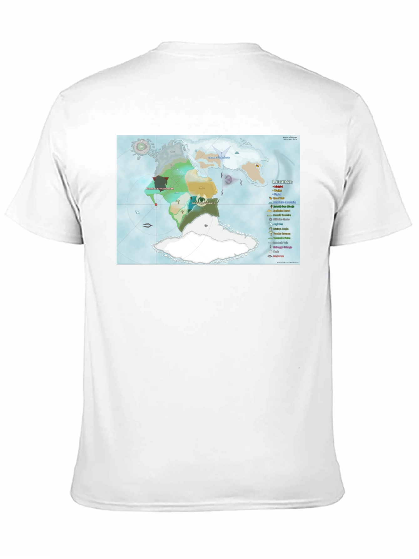 Fantasy World Map T-Shirt