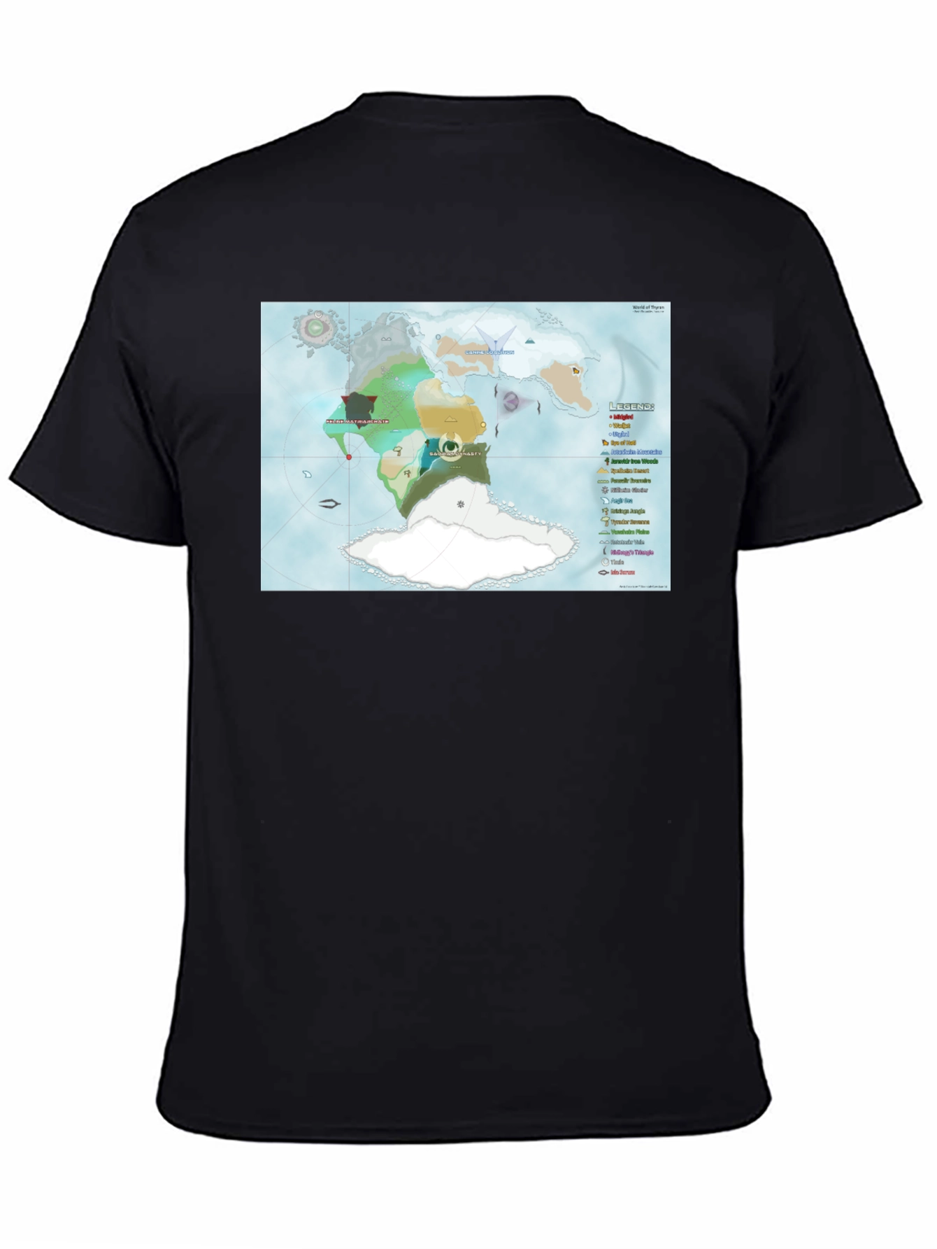 Fantasy World Map T-Shirt