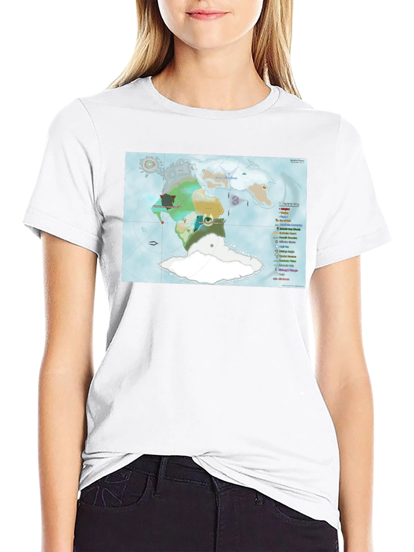 Fantasy World Map T-Shirt