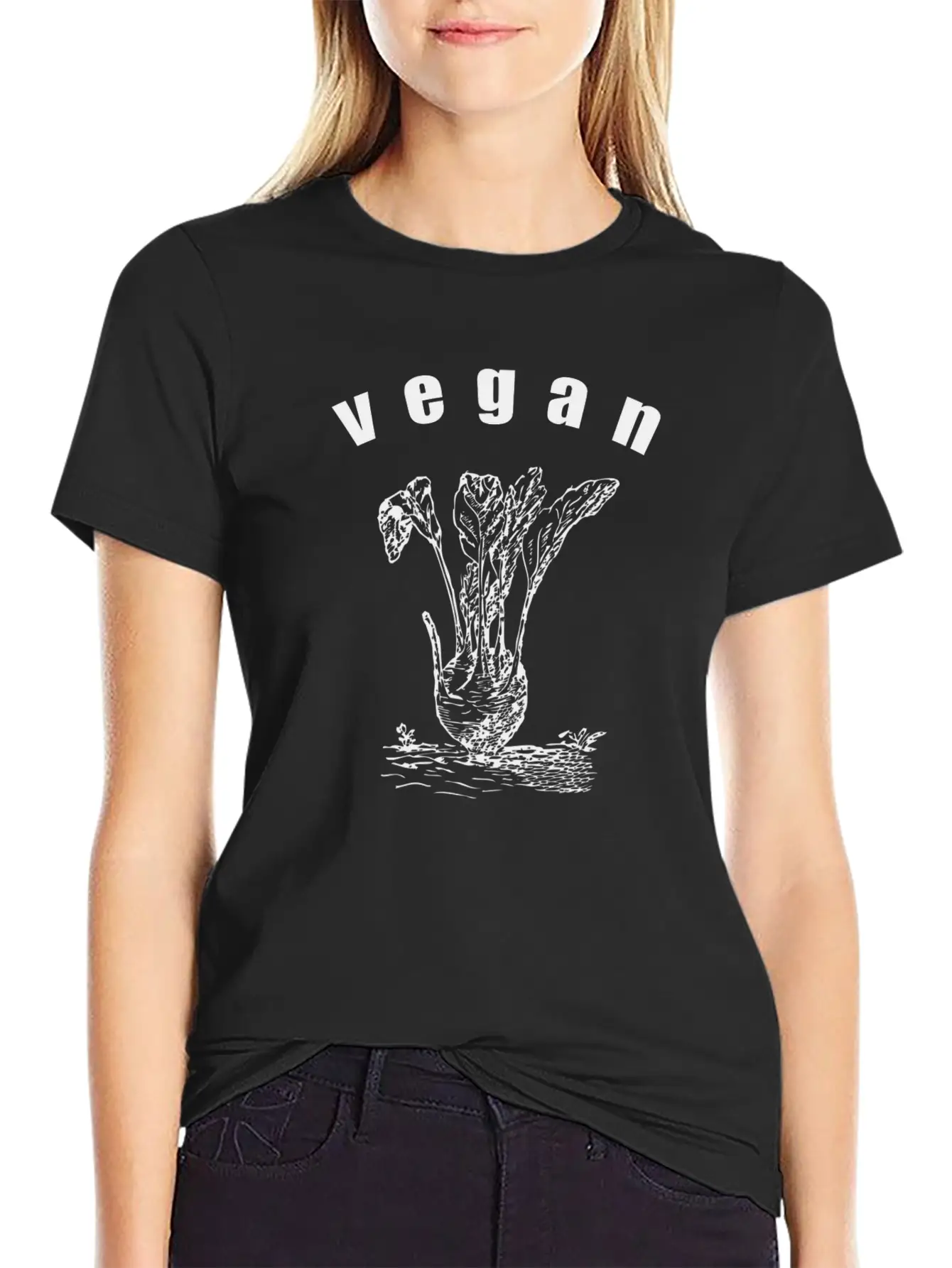 Vegan Cabbage Organic Vegetables Diet Eat Healthy Unisex Casual T-Shirt – Clean Design For Daily Comfort