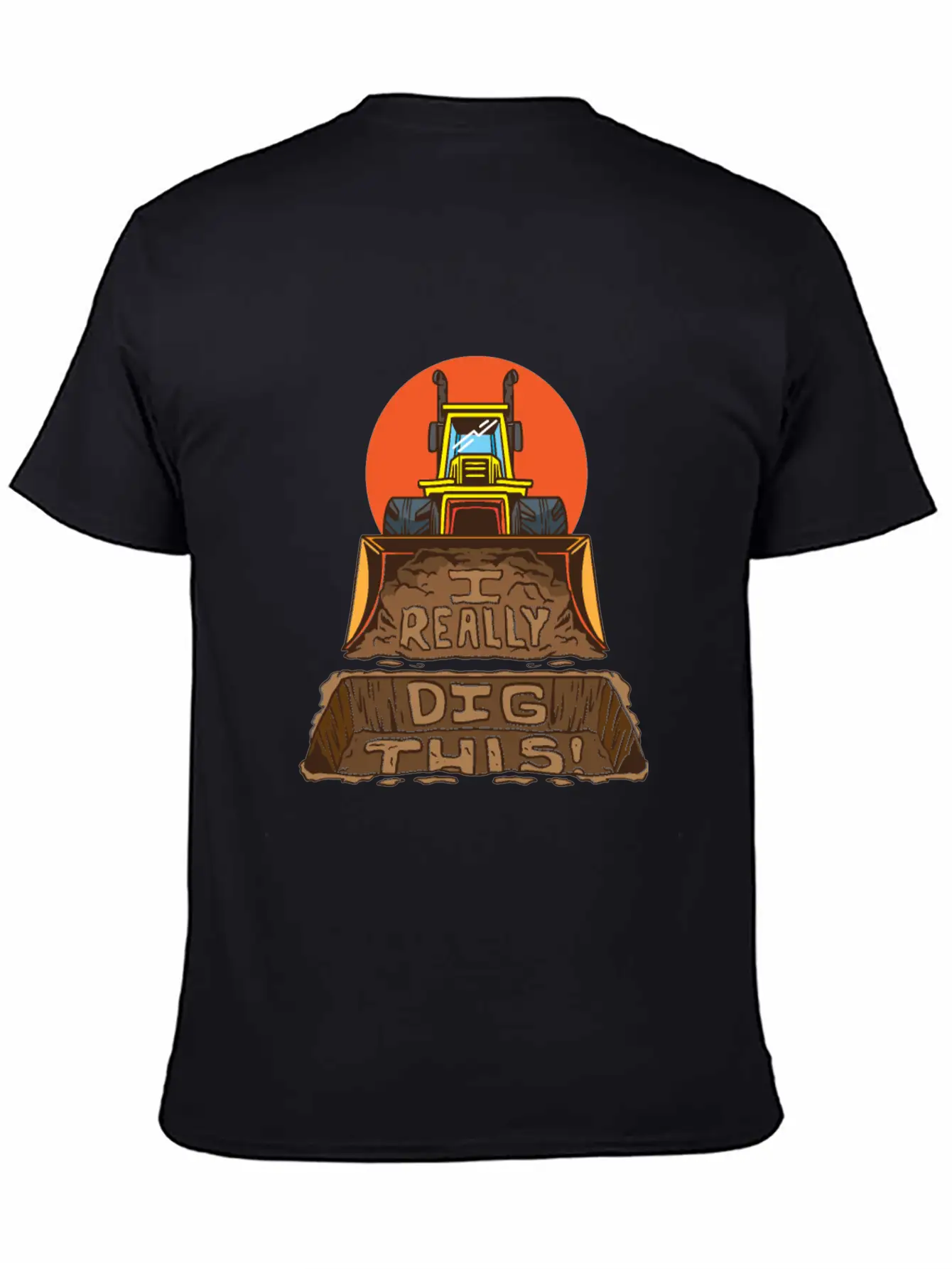 Vehicle Dig This Unisex Casual T-Shirt – Clean Design For Daily Comfort