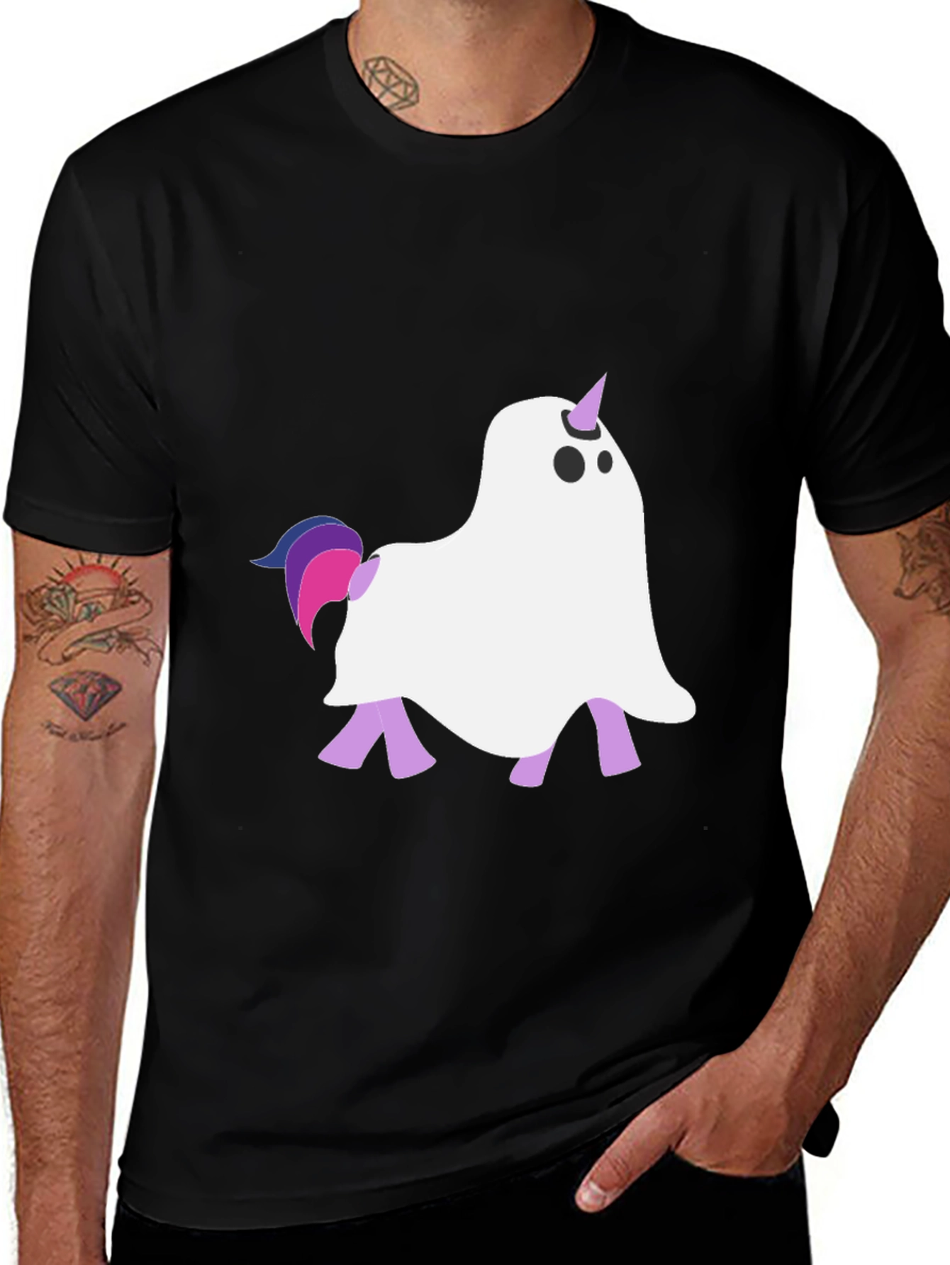 Ghost Unicorn Graphic Tee