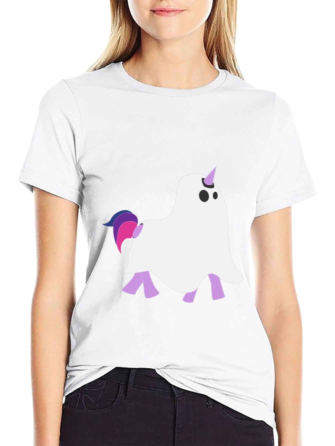 Ghost Unicorn Graphic Tee