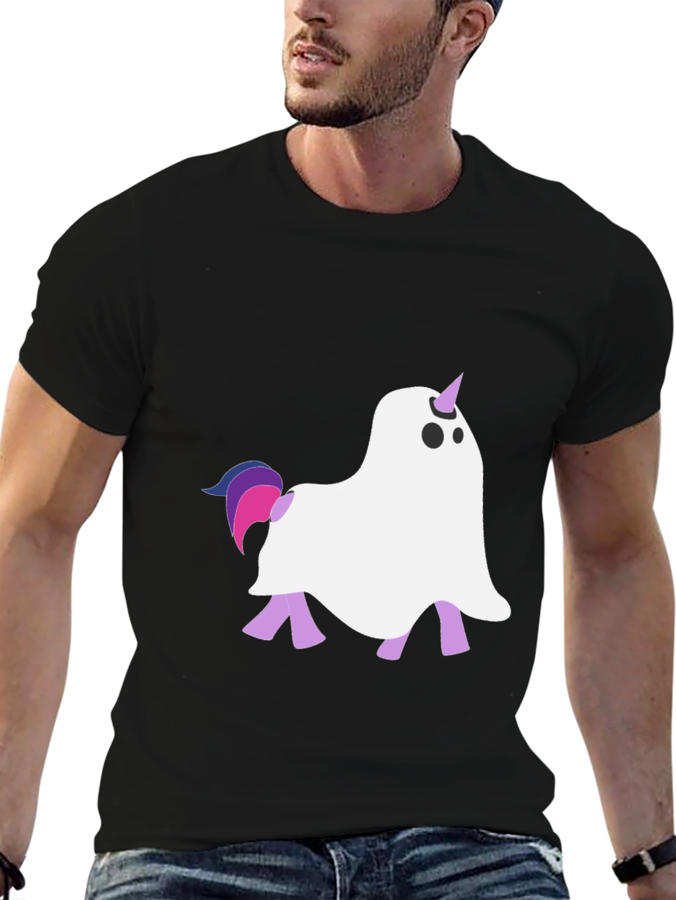 Ghost Unicorn Graphic Tee