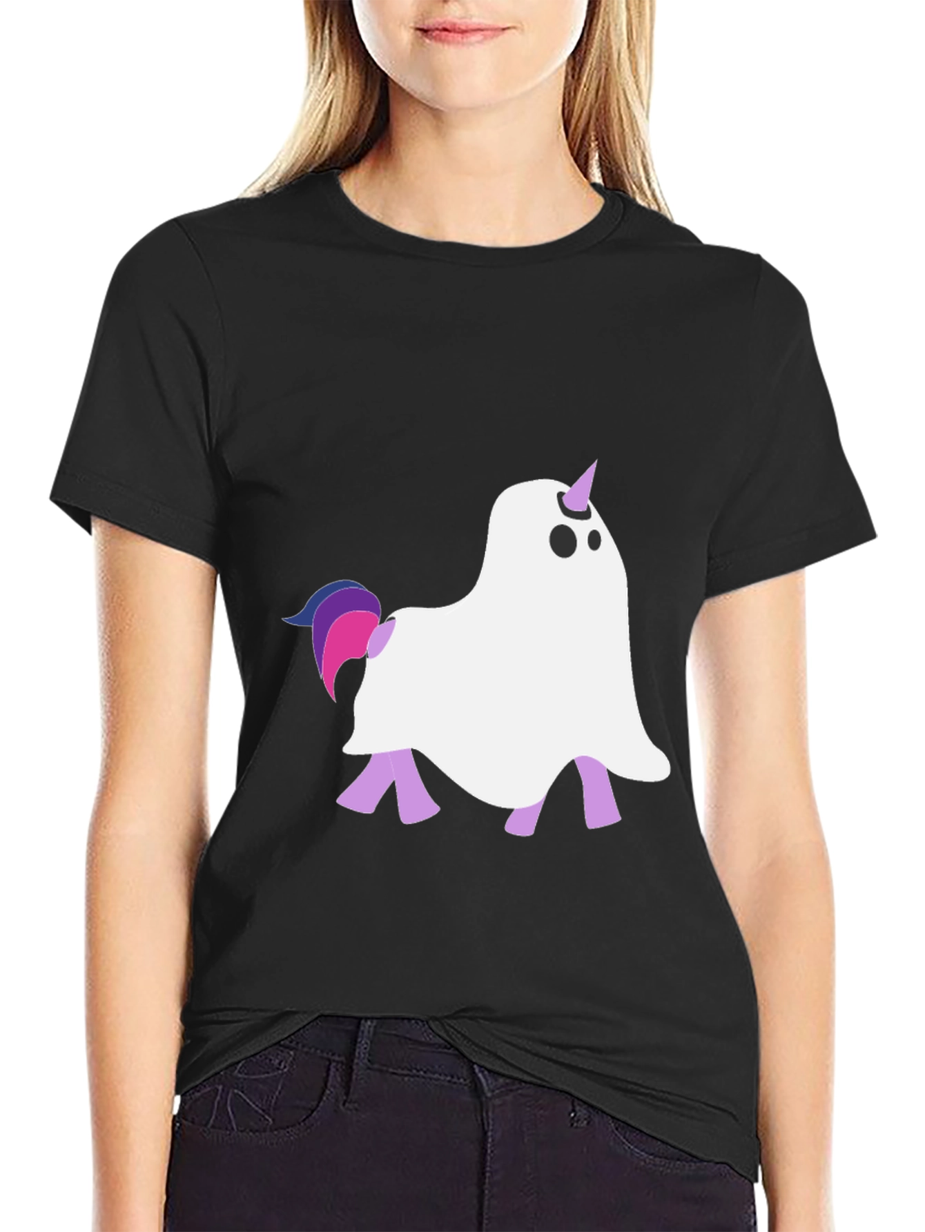 Ghost Unicorn Graphic Tee
