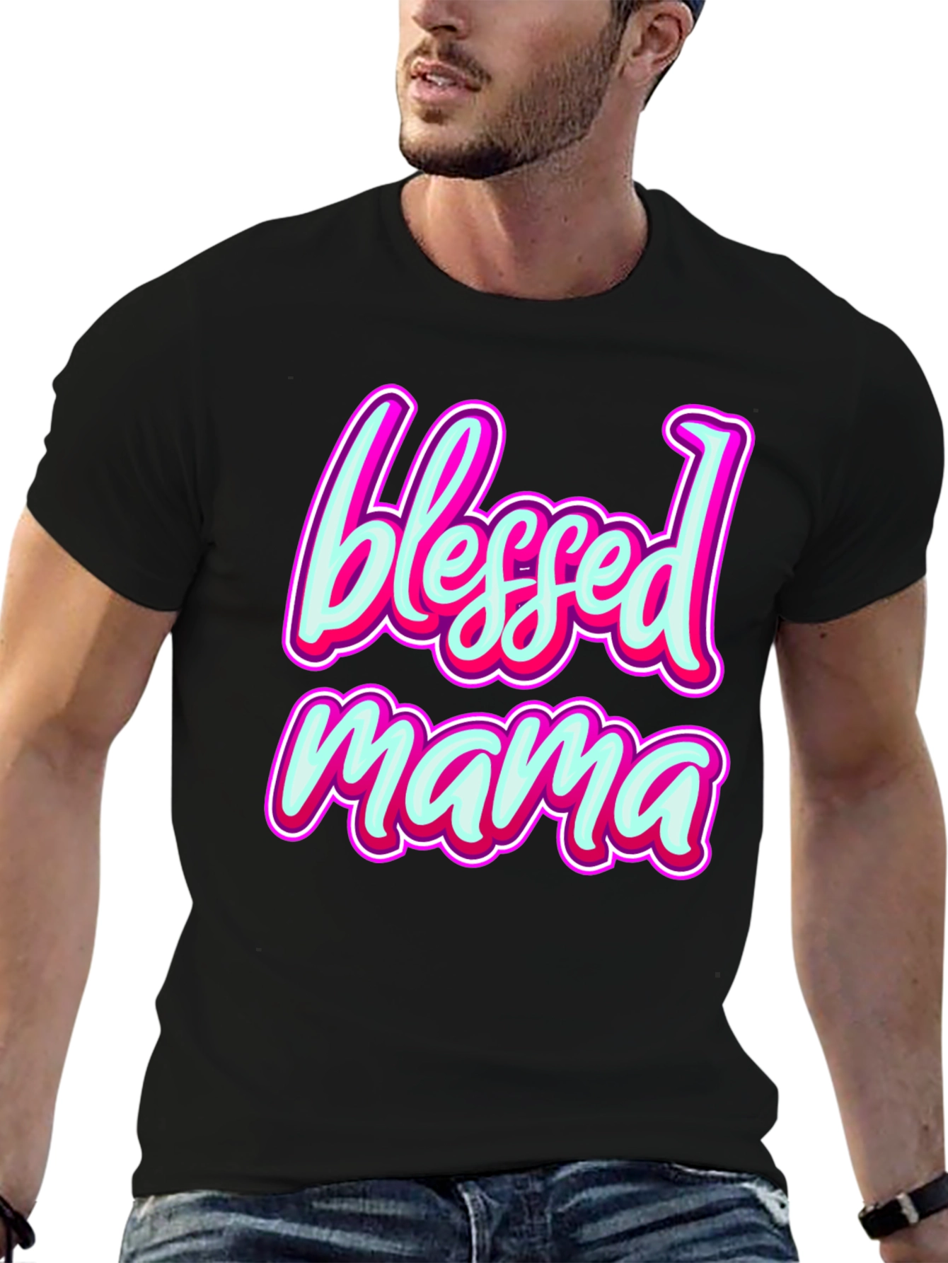 Blessed Mama T-Shirt - Stylish Mothers Day Gift