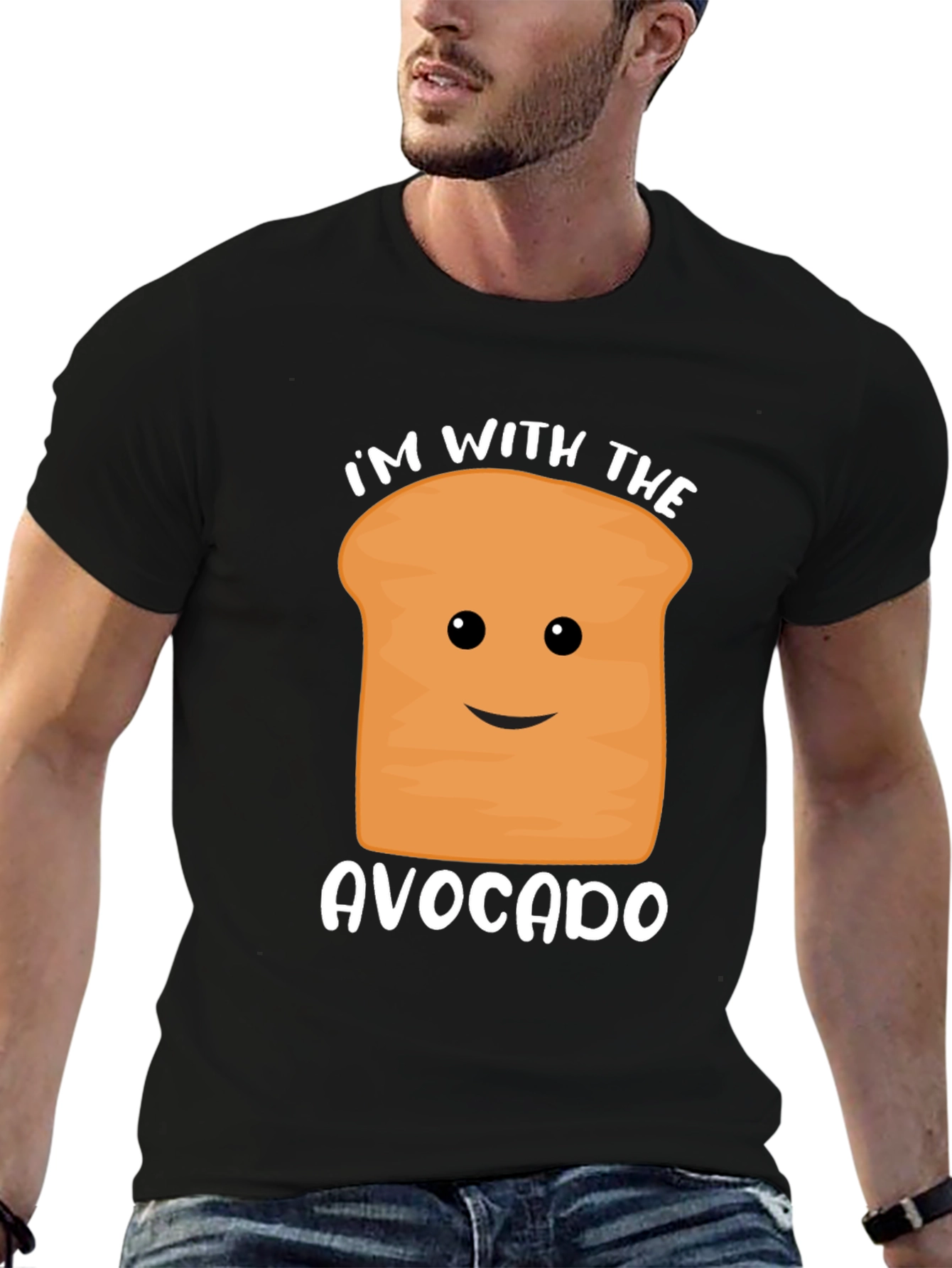 Im with the Avocado Funny Graphic Tee