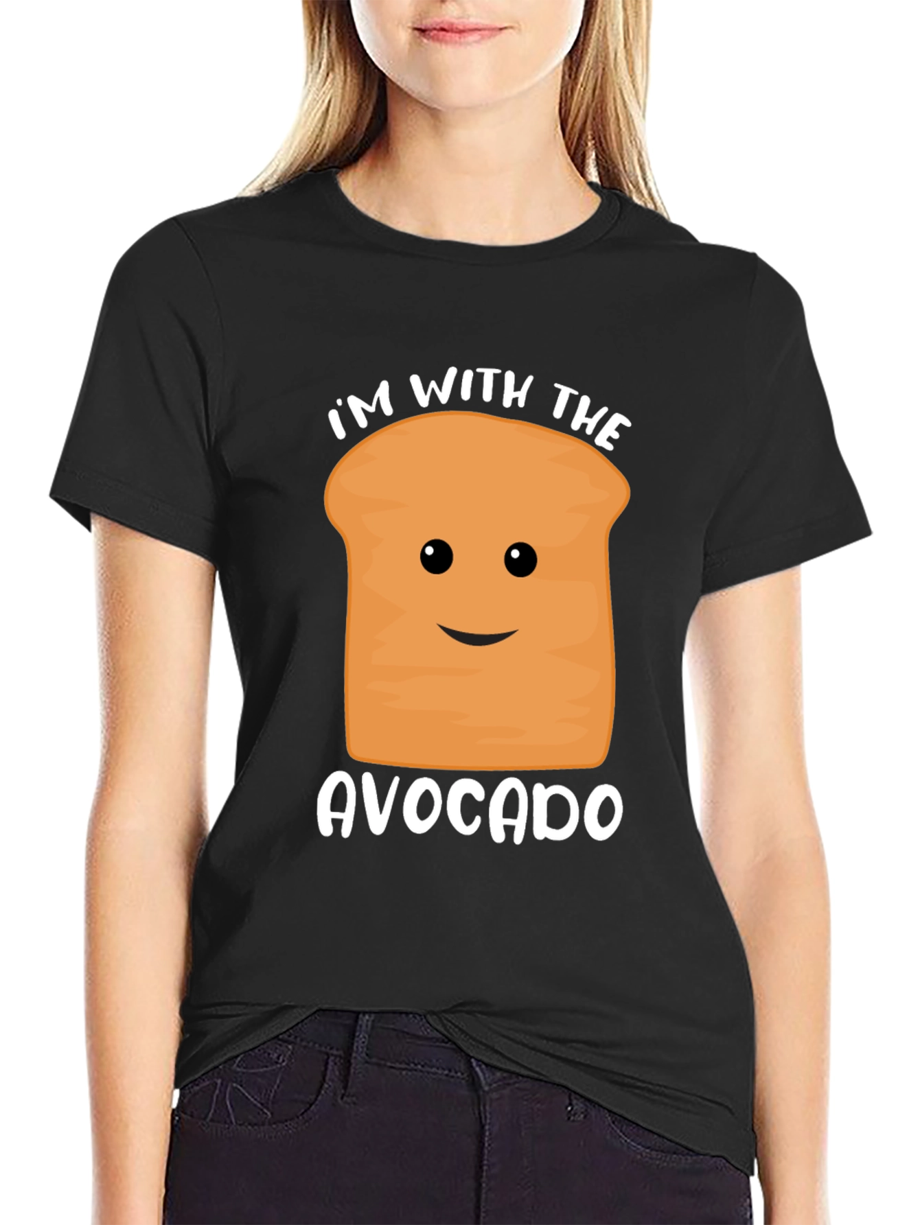 Im with the Avocado Funny Graphic Tee