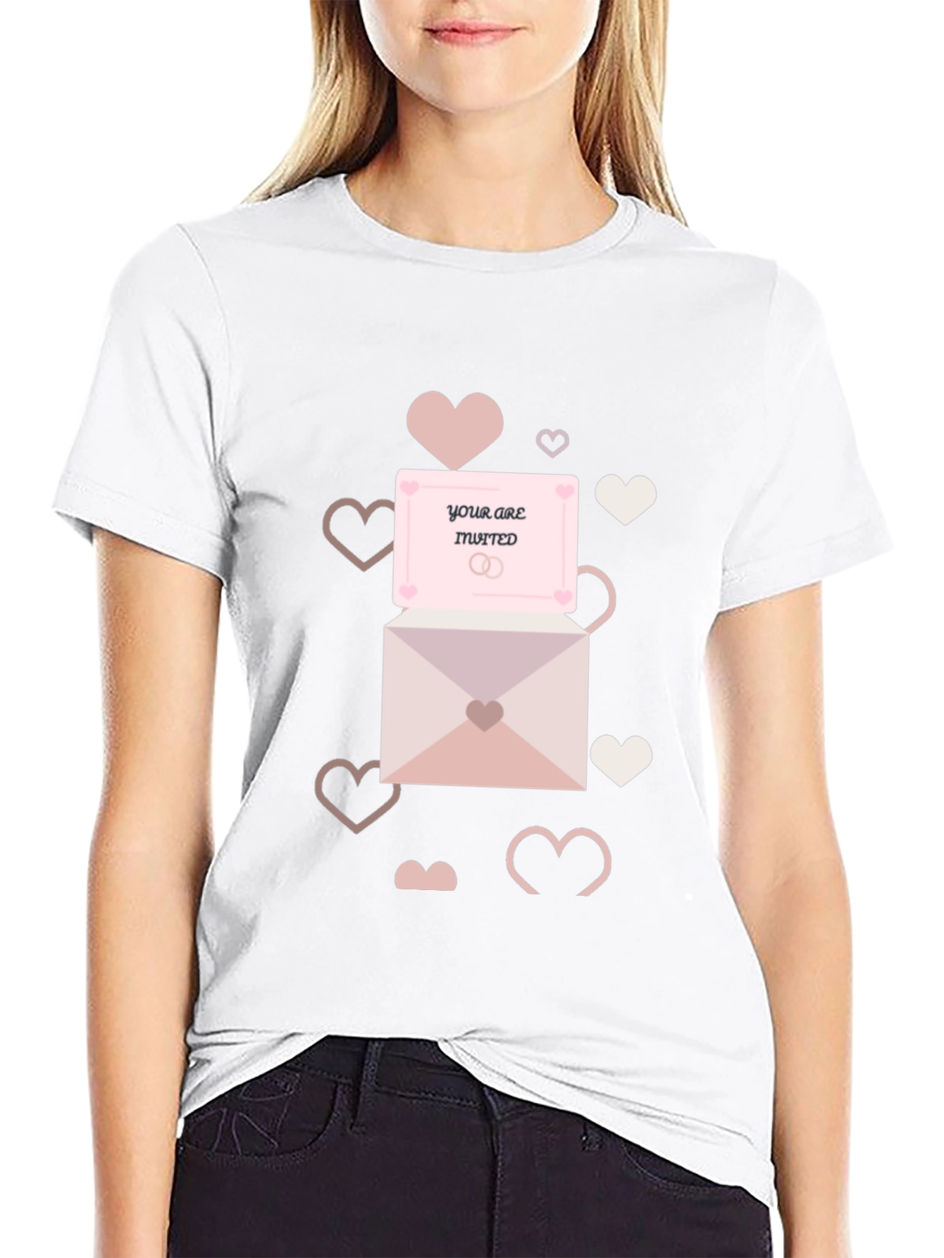 Heart Envelope Invitation T-Shirt