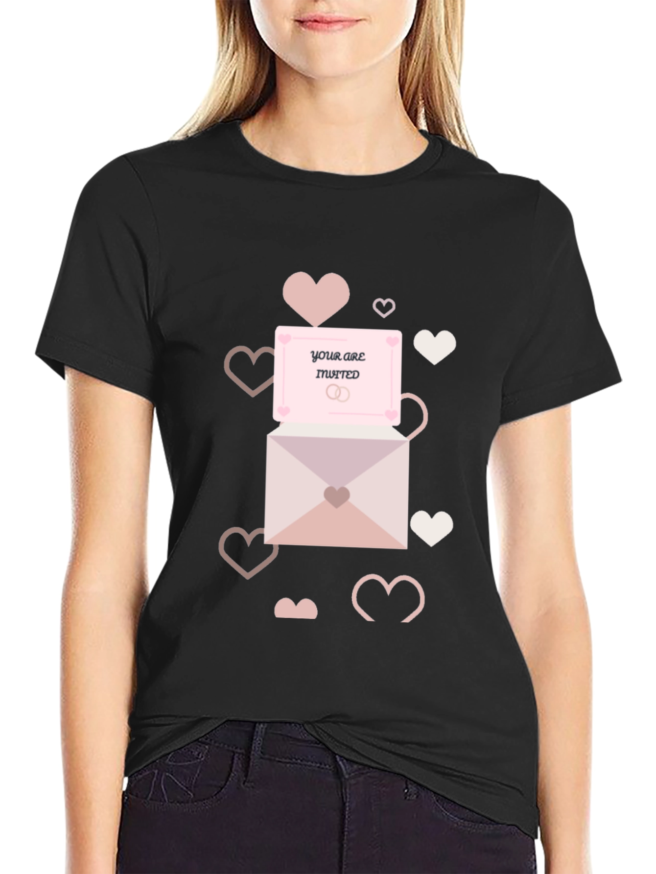 Heart Envelope Invitation T-Shirt