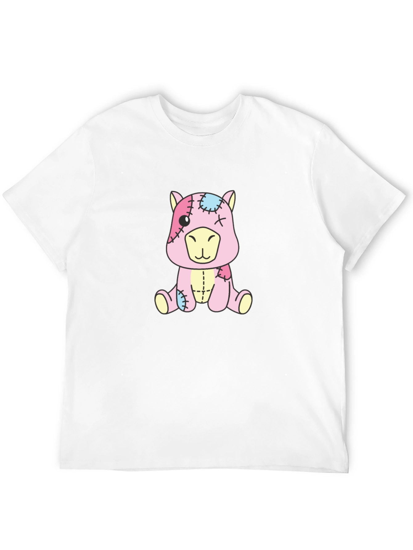 Cute Cartoon Stuffed Animal Graphic Tee