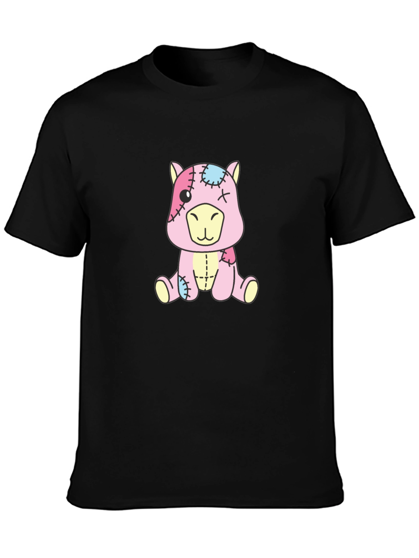 Cute Cartoon Stuffed Animal Graphic Tee