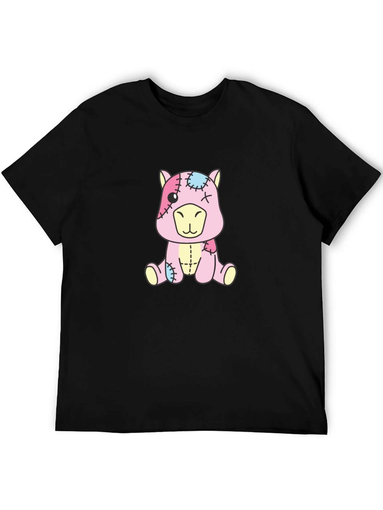 Cute Cartoon Stuffed Animal Graphic Tee