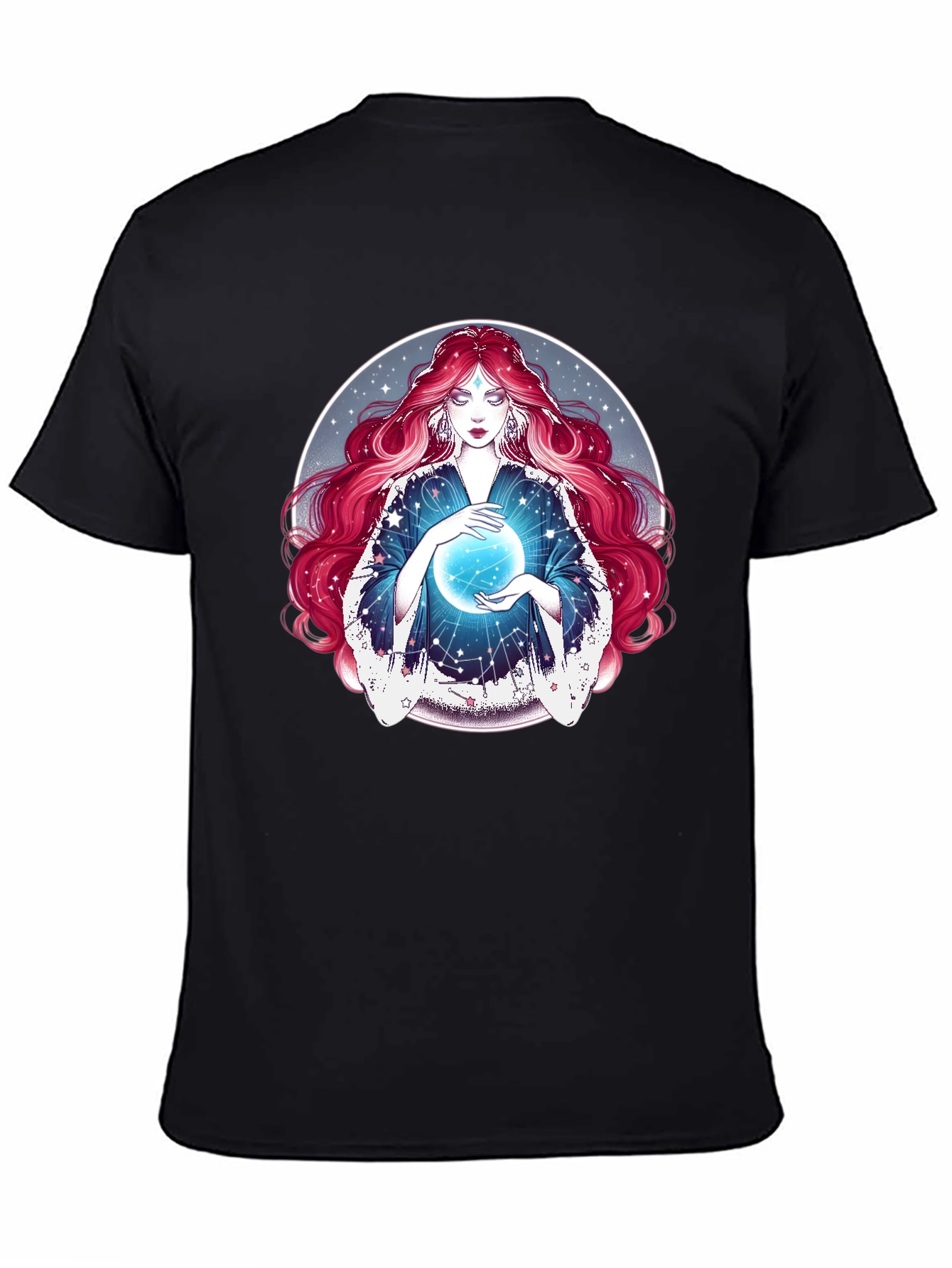 Mystic Moon T-Shirt - Celestial Fortune Teller Tee