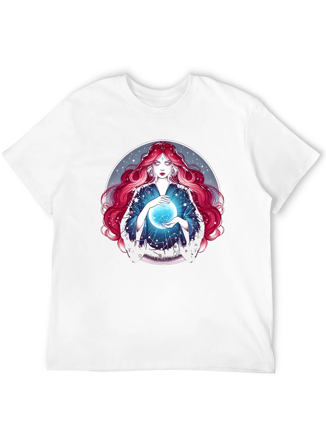 Mystic Moon T-Shirt - Celestial Fortune Teller Tee