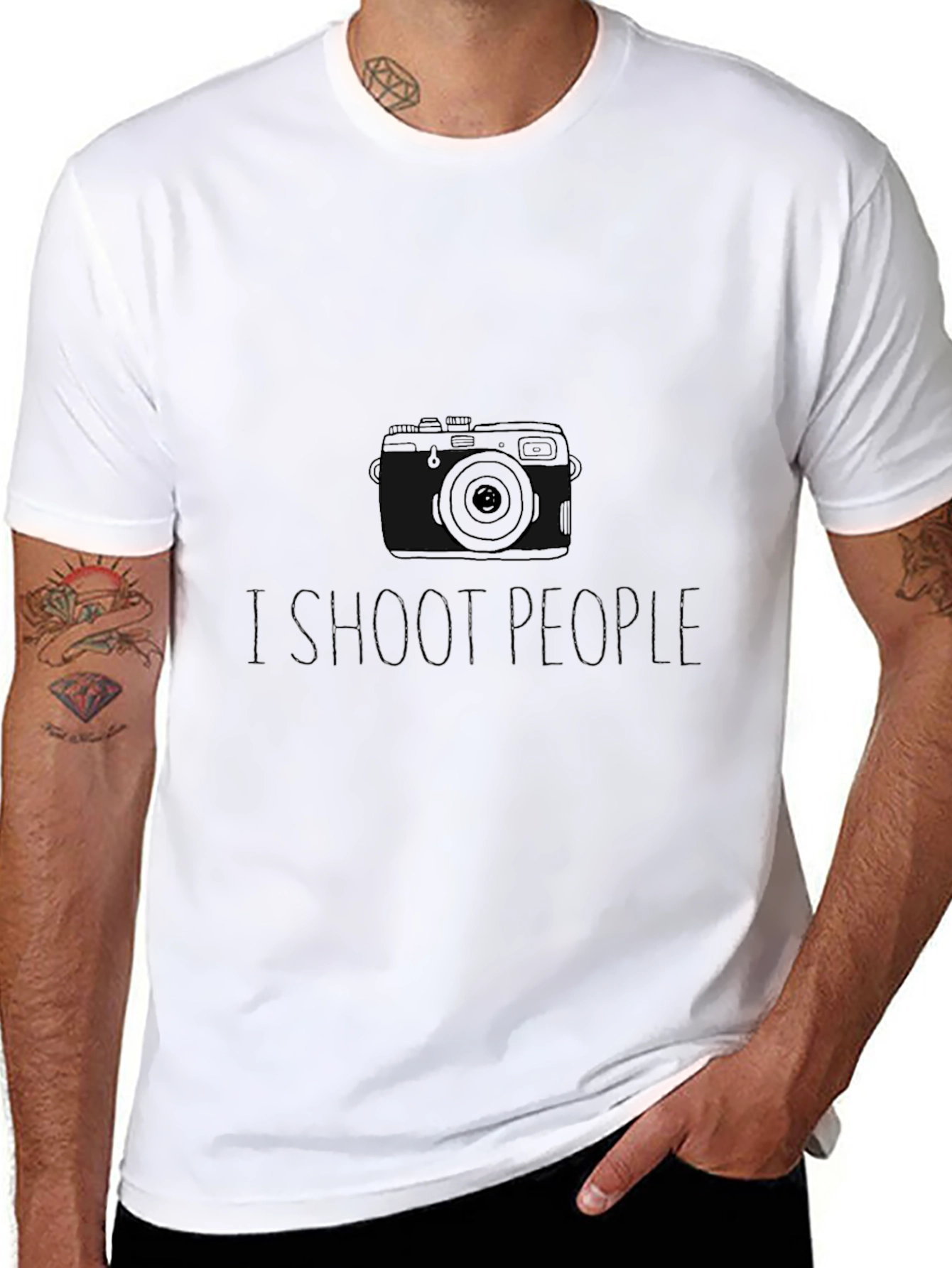 I Shoot People T-Shirt - Photographer Tee