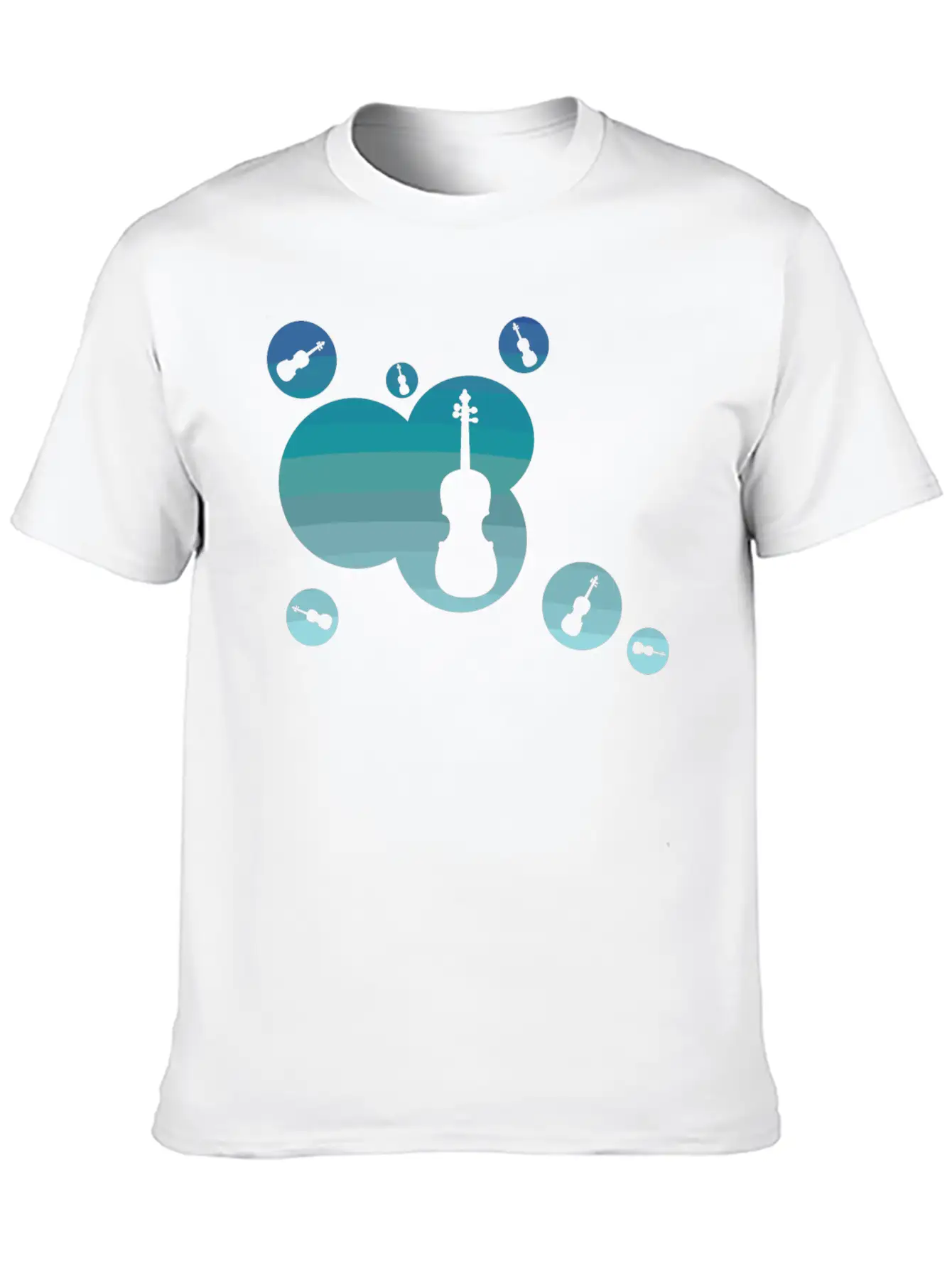Violin Instrument Unisex Casual T-Shirt – Clean Design For Daily Comfort