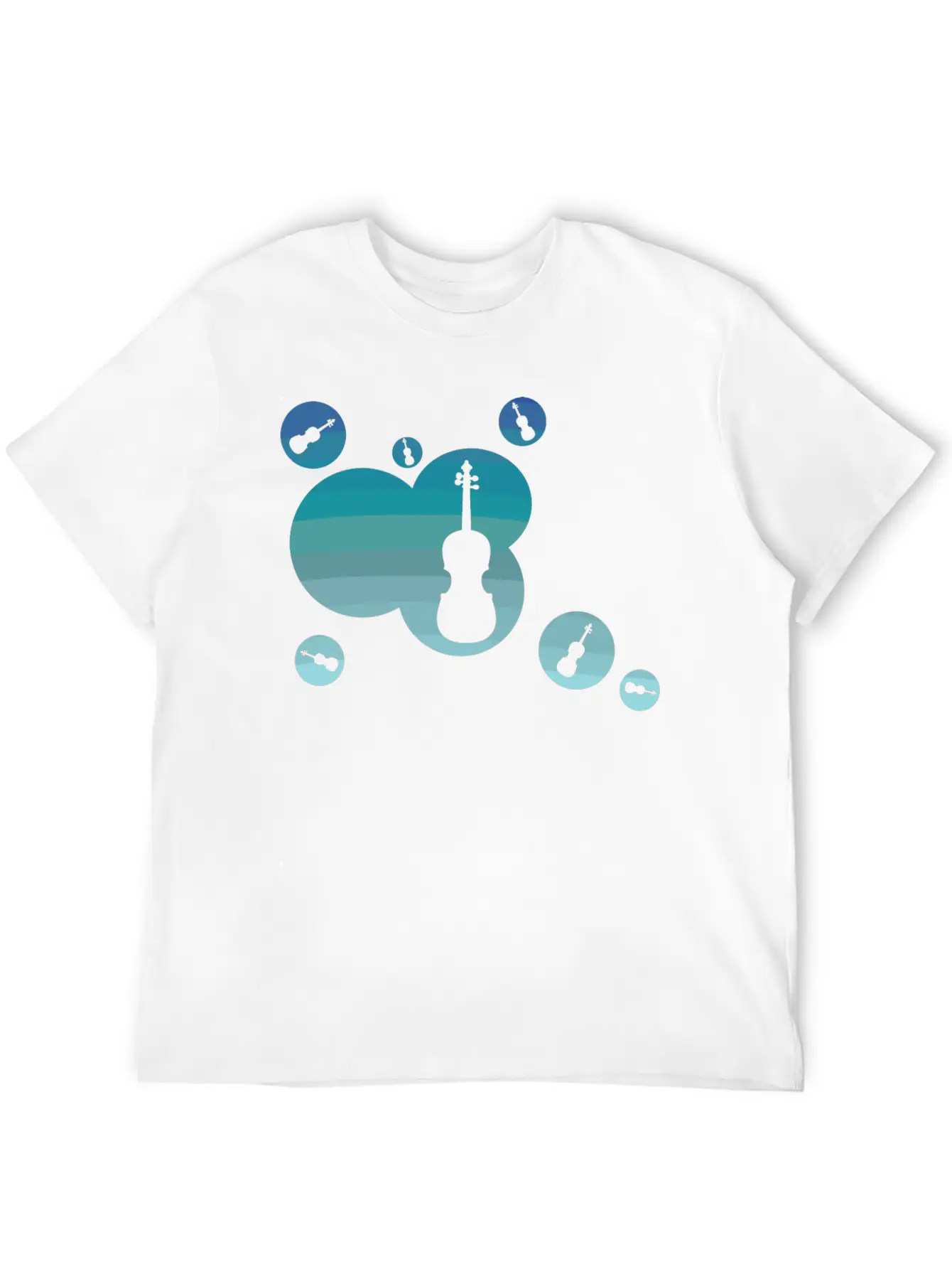 Violin Instrument Unisex Casual T-Shirt – Clean Design For Daily Comfort