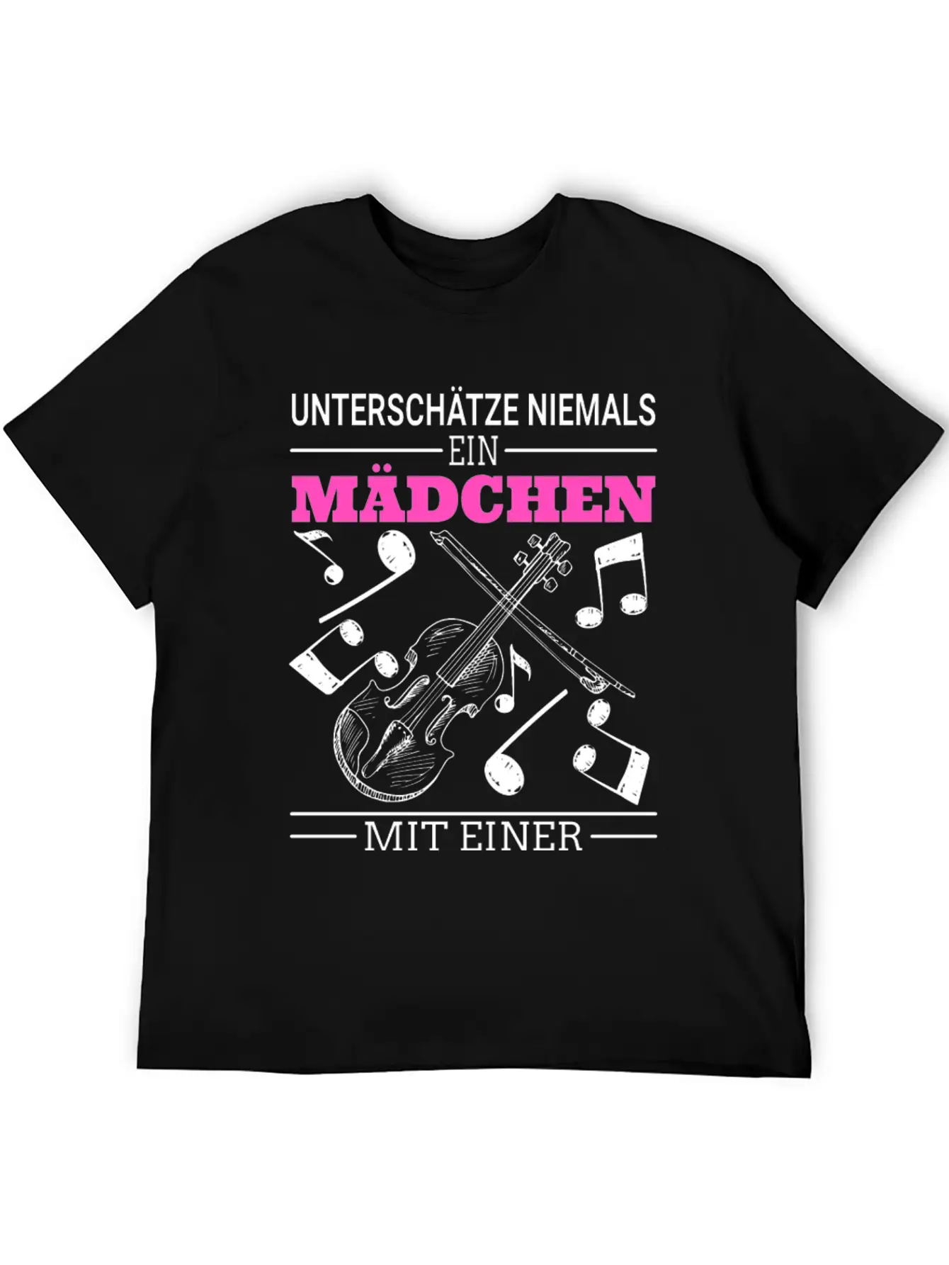 Violin Violin Girl Saying Unisex Casual T-Shirt – Clean Design For Daily Comfort