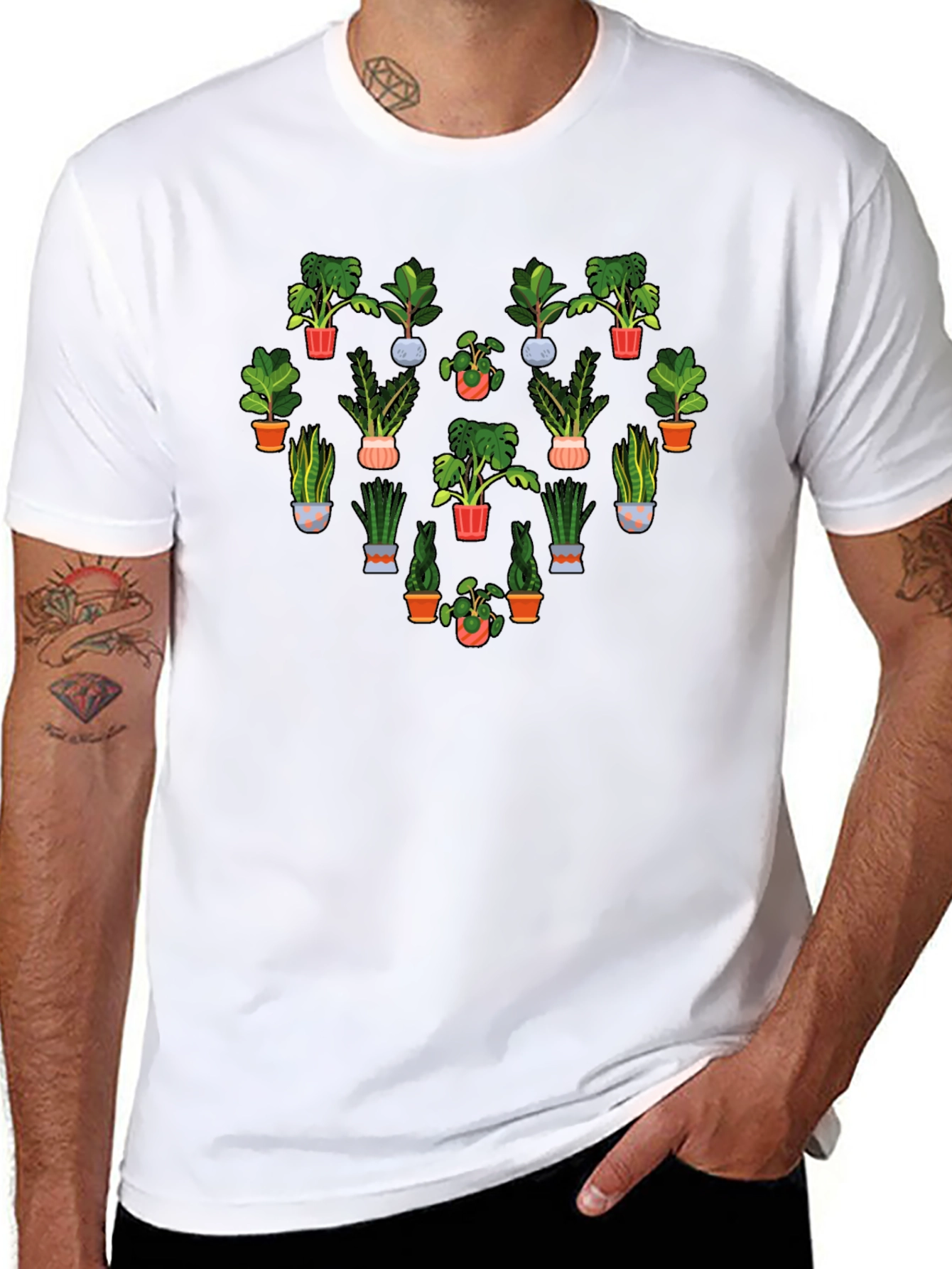 Plant Lover Heart T-Shirt - Stylish & Unique Design