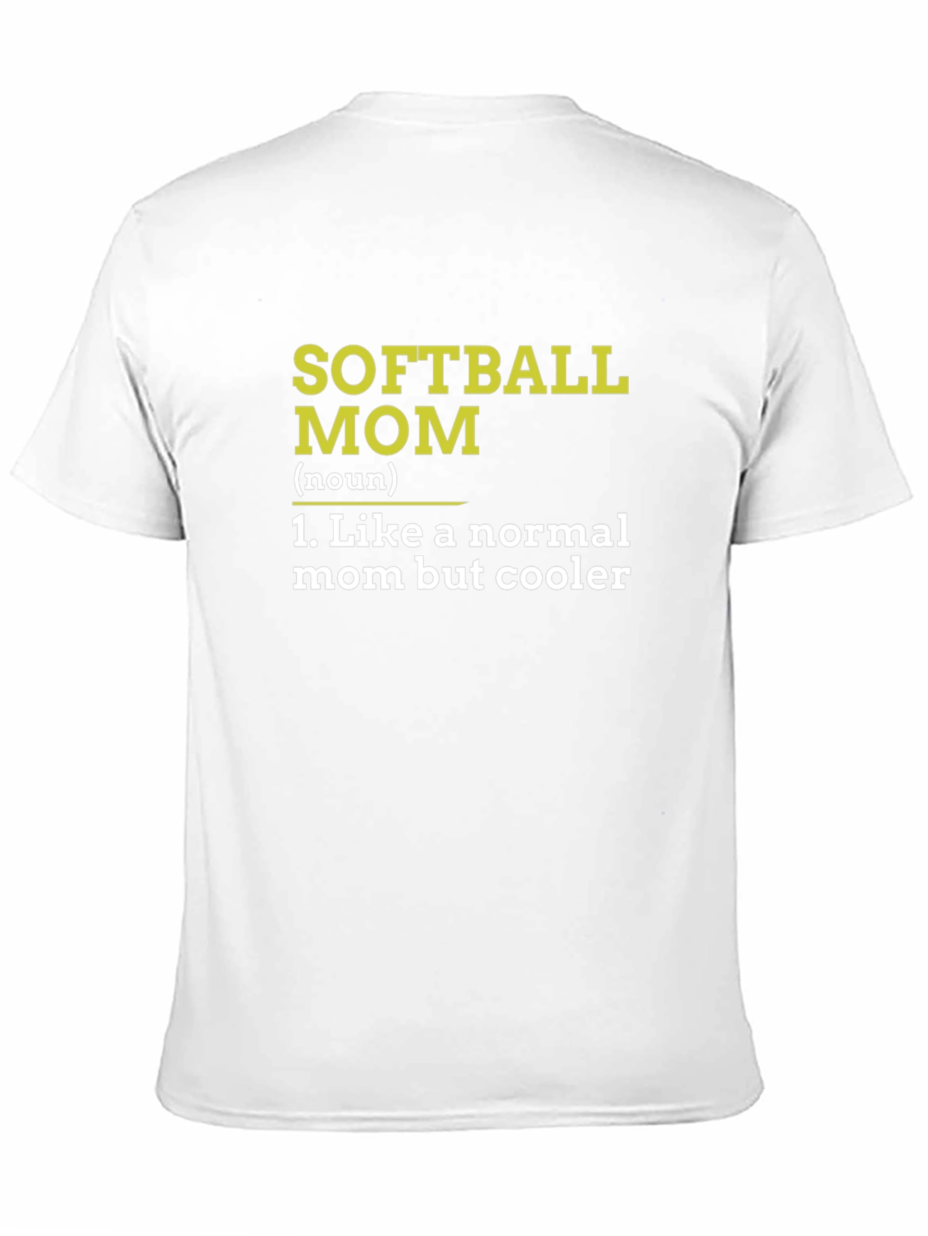 Softball Mom T-Shirt - Cooler Than Normal Mom!