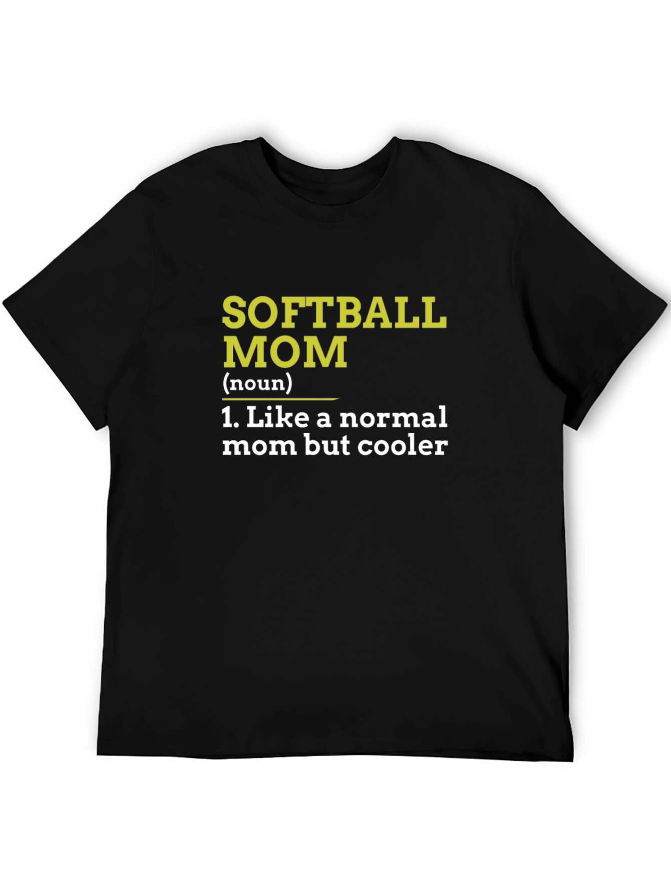 Softball Mom T-Shirt - Cooler Than Normal Mom!
