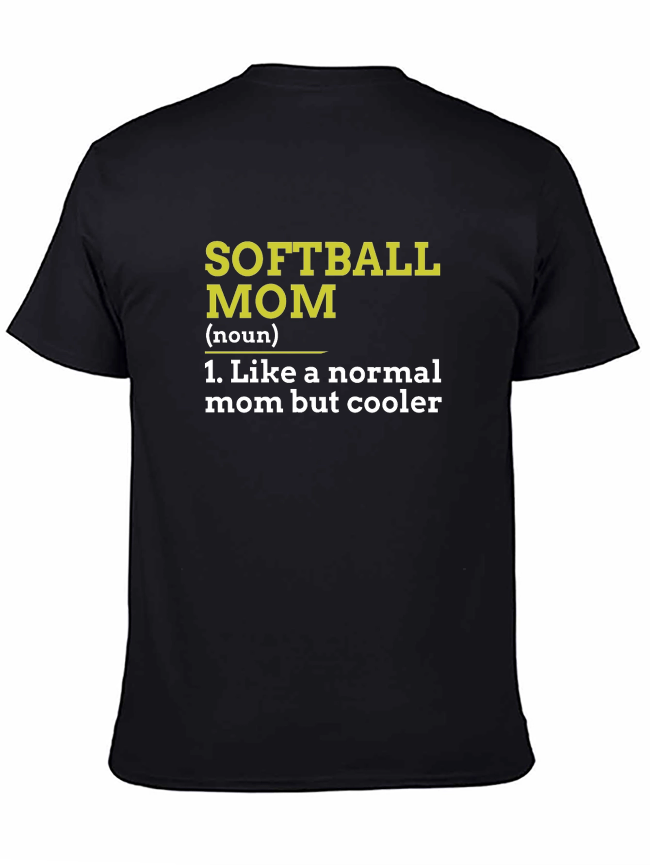 Softball Mom T-Shirt - Cooler Than Normal Mom!