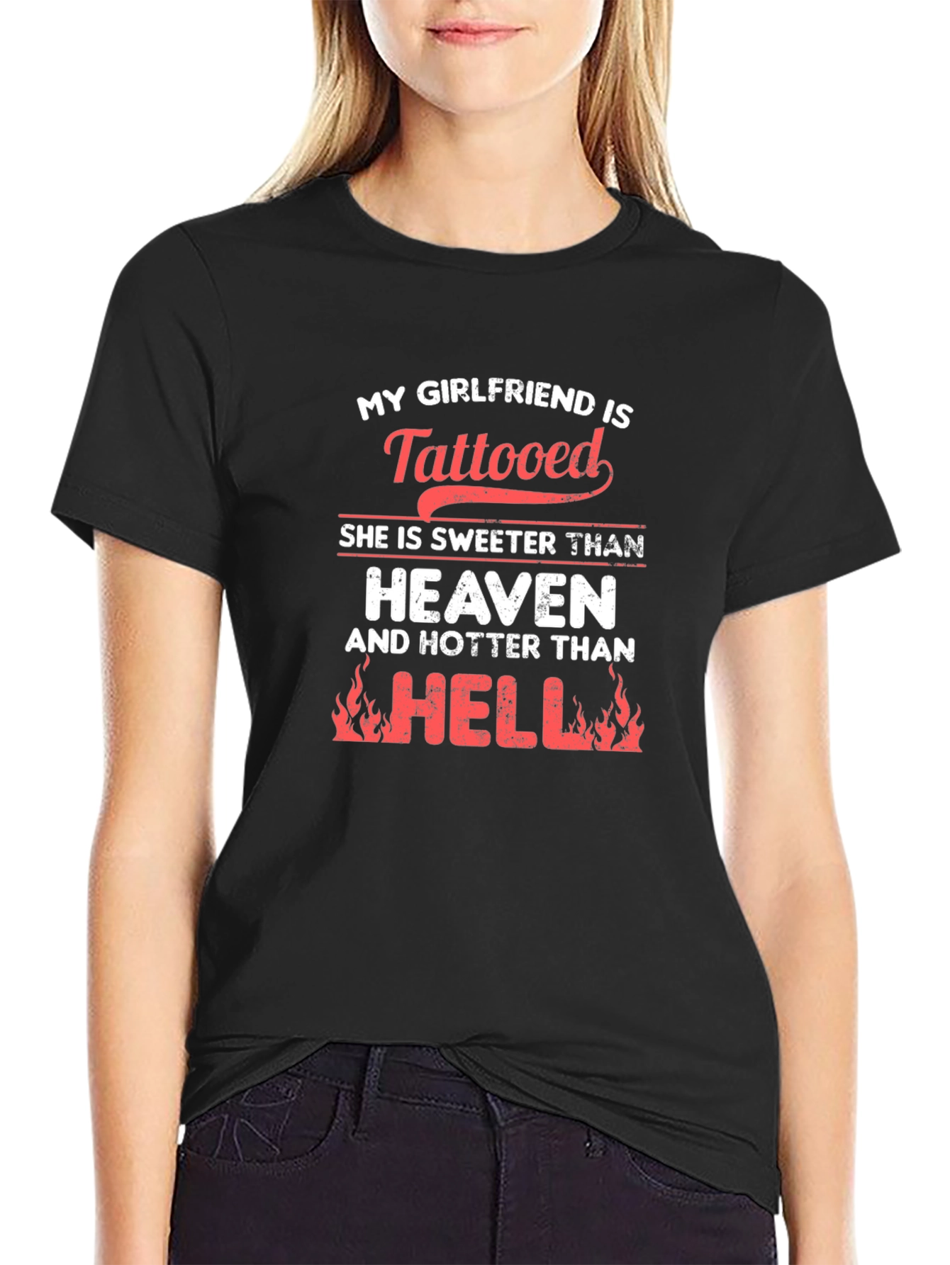 Tattooed Girlfriend Humor T-Shirt