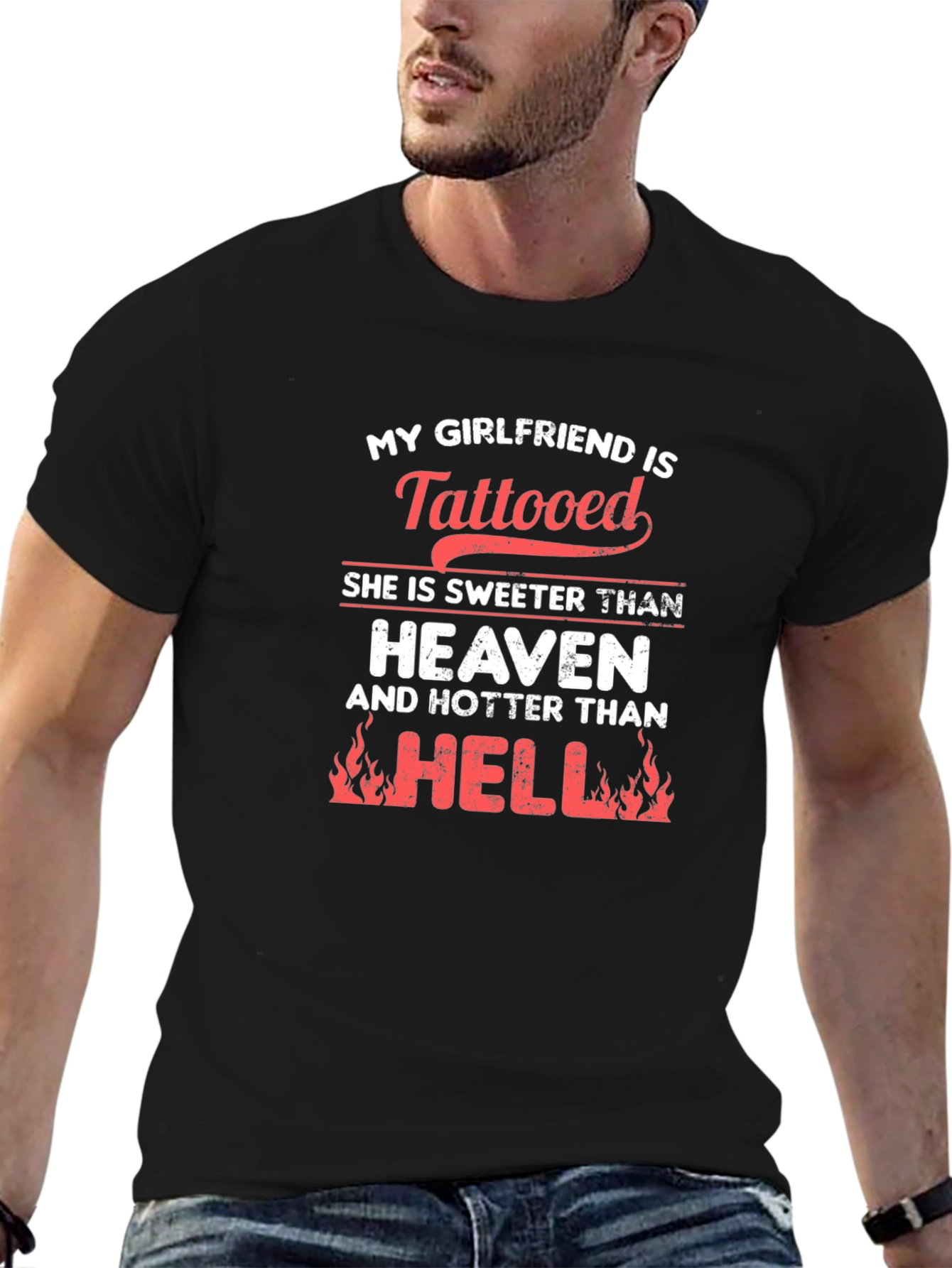 Tattooed Girlfriend Humor T-Shirt