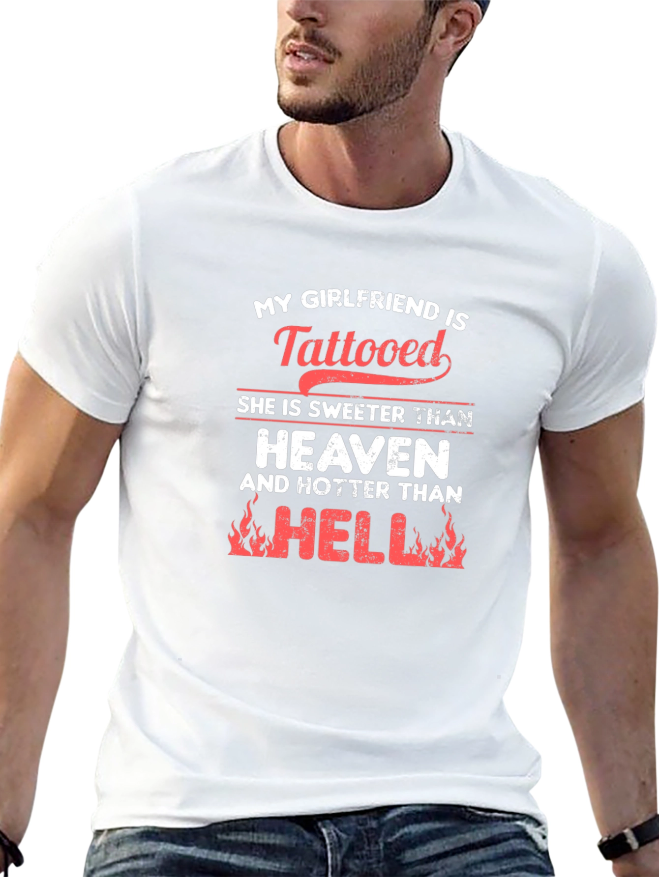 Tattooed Girlfriend Humor T-Shirt