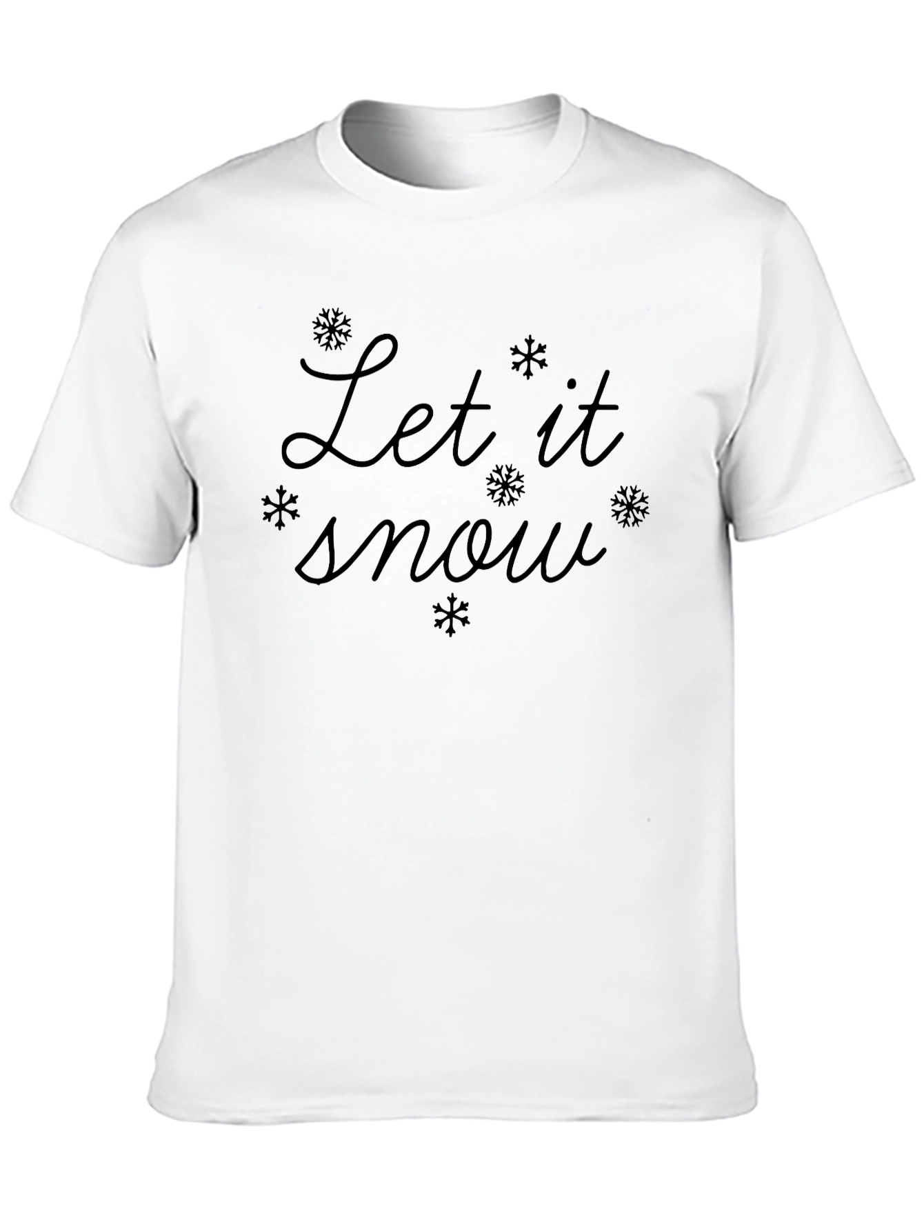 Let It Snow Graphic Tee - Winter Holiday T-Shirt