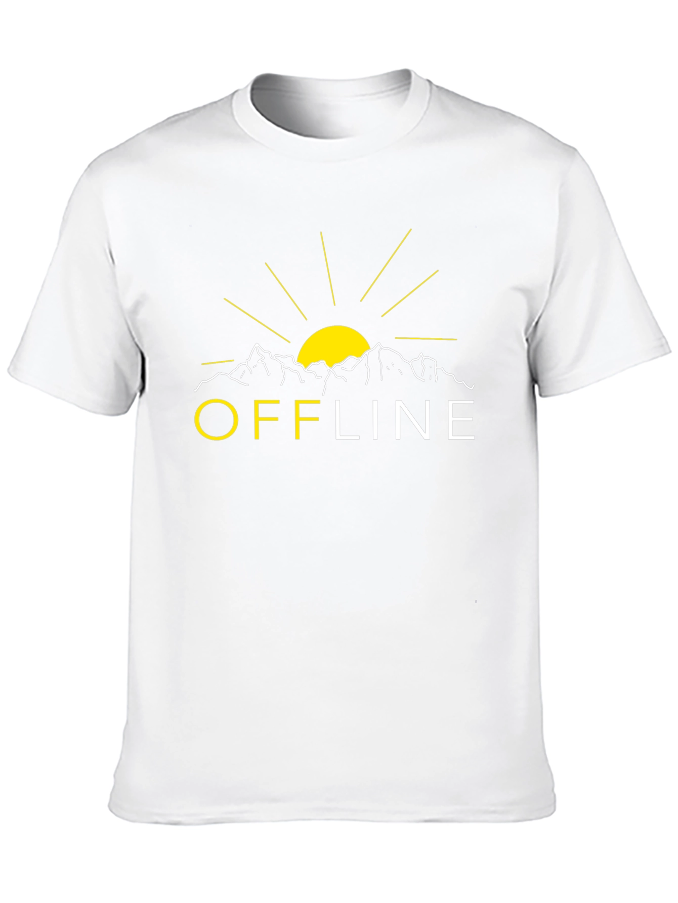 Offline Mountain Graphic Tee - Black