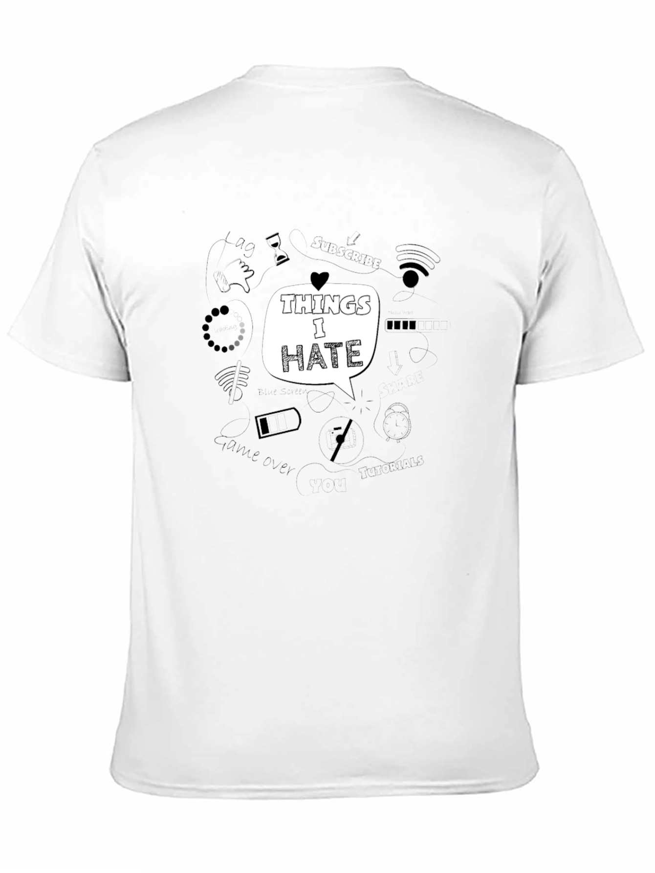 Things I Hate Graphic Tee - Black