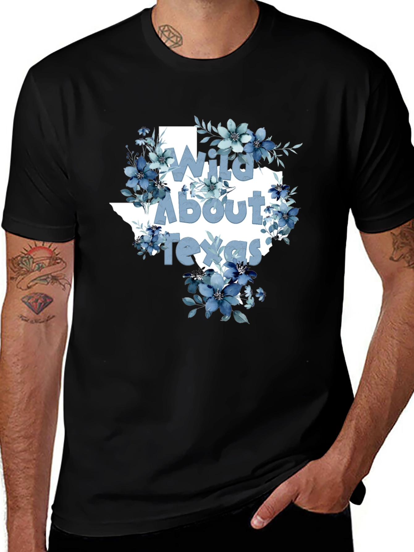 Wild About Texas Floral Graphic Tee