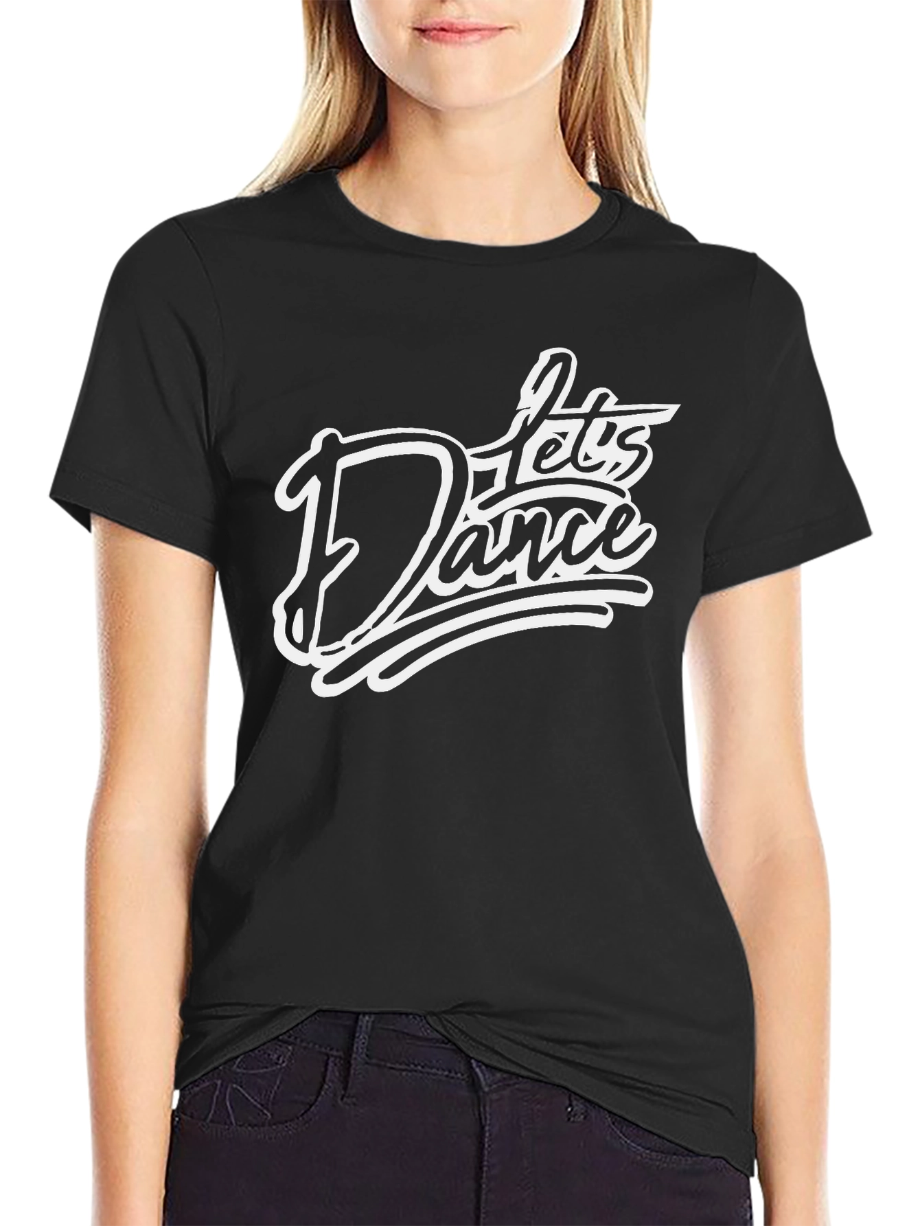 Lets Dance Graphic Tee - Black