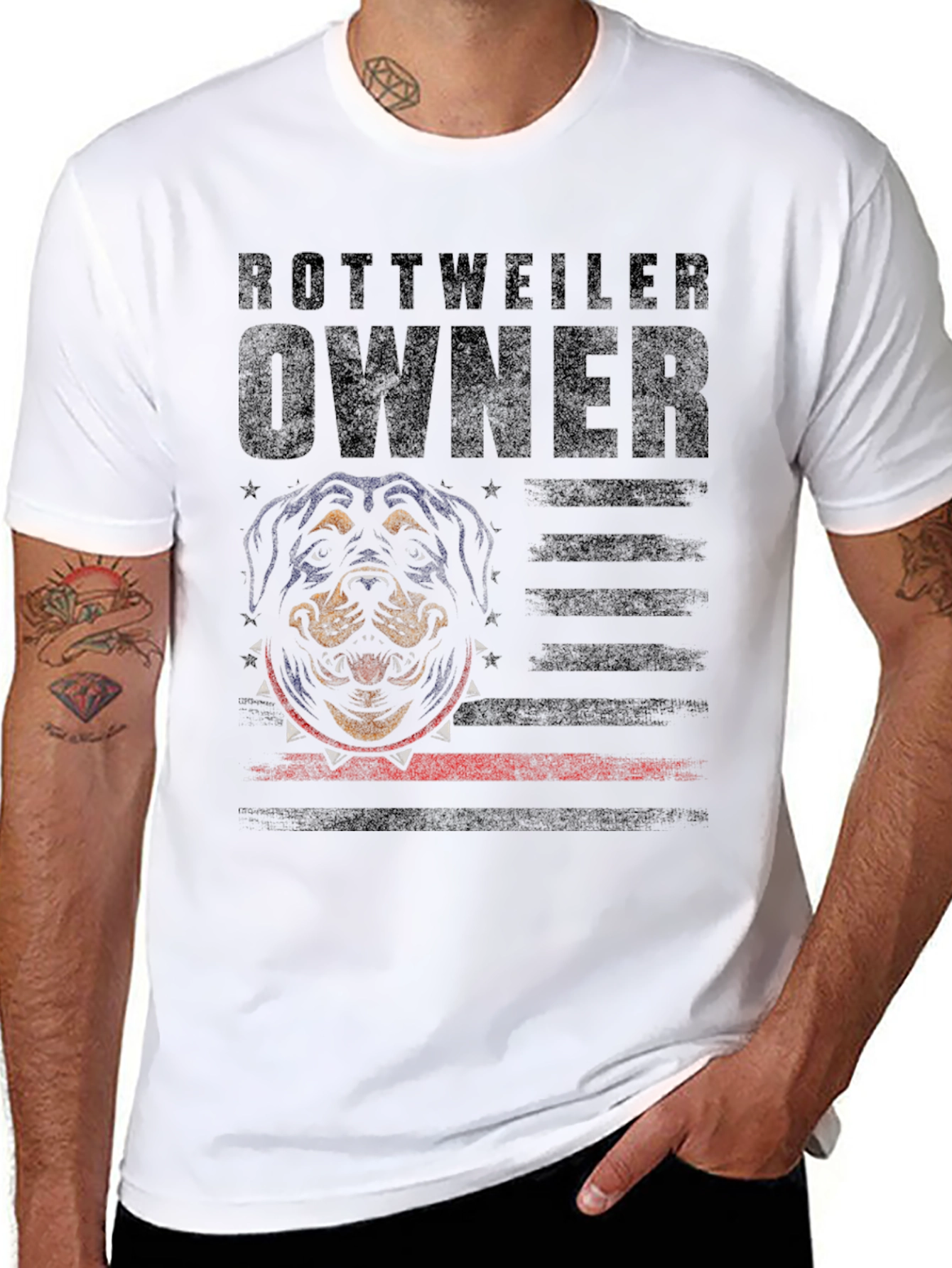 Rottweiler Owner T-Shirt - Black Dog Graphic Tee