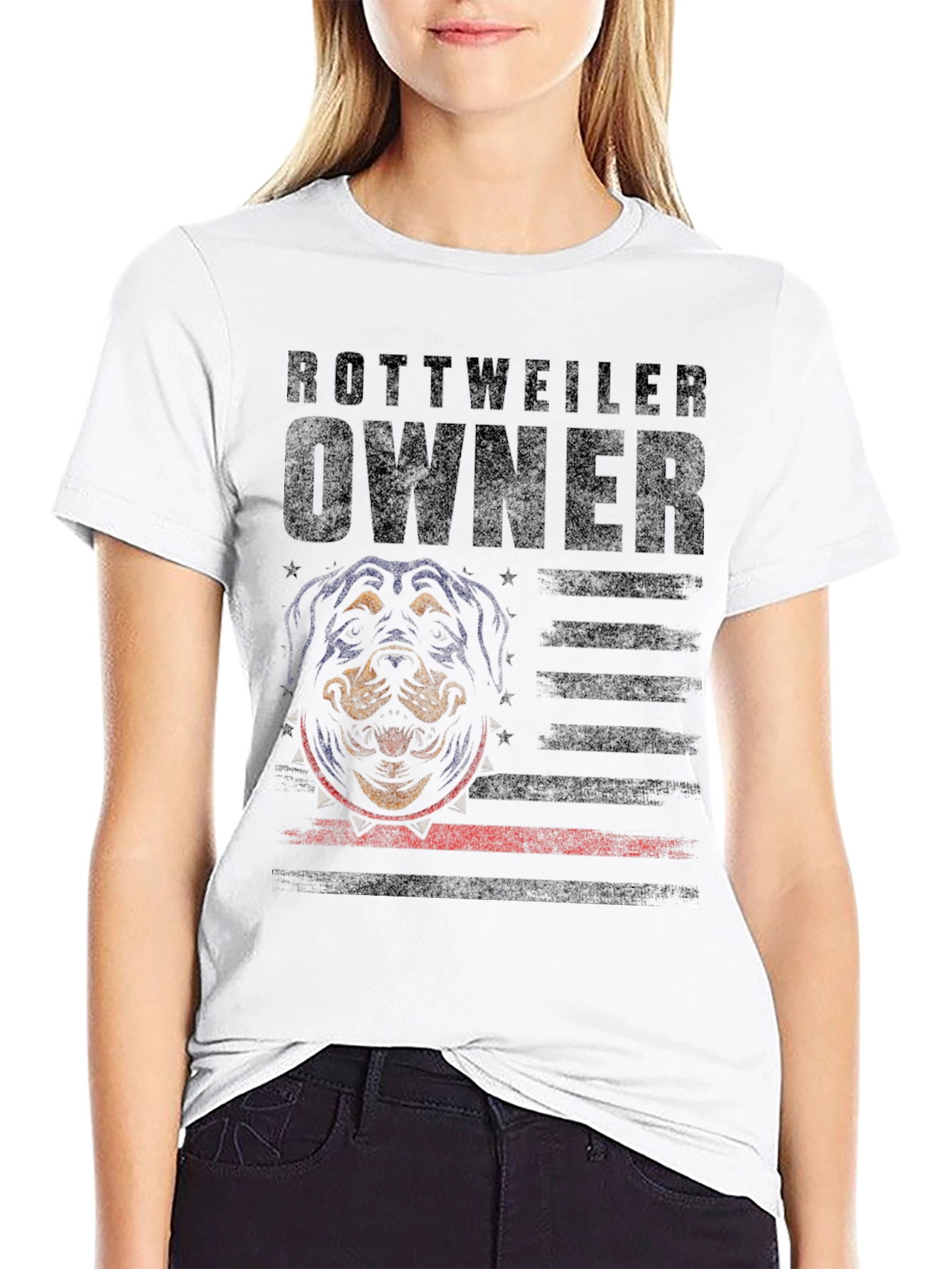 Rottweiler Owner T-Shirt - Black Dog Graphic Tee