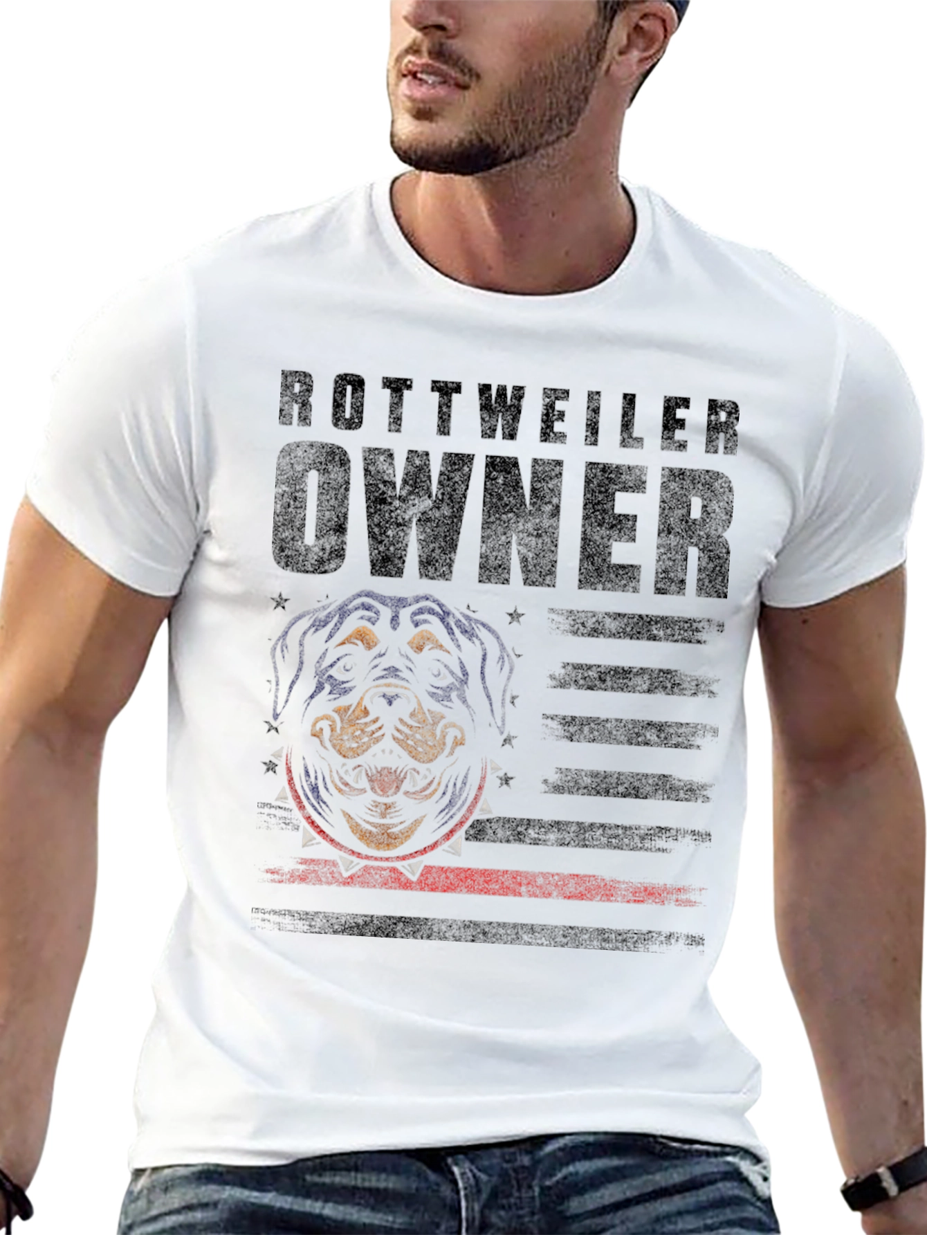 Rottweiler Owner T-Shirt - Black Dog Graphic Tee